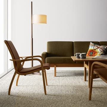 라미넷 암체어 - Sheepskin black-black stained beech - Swedese | 스웨데제