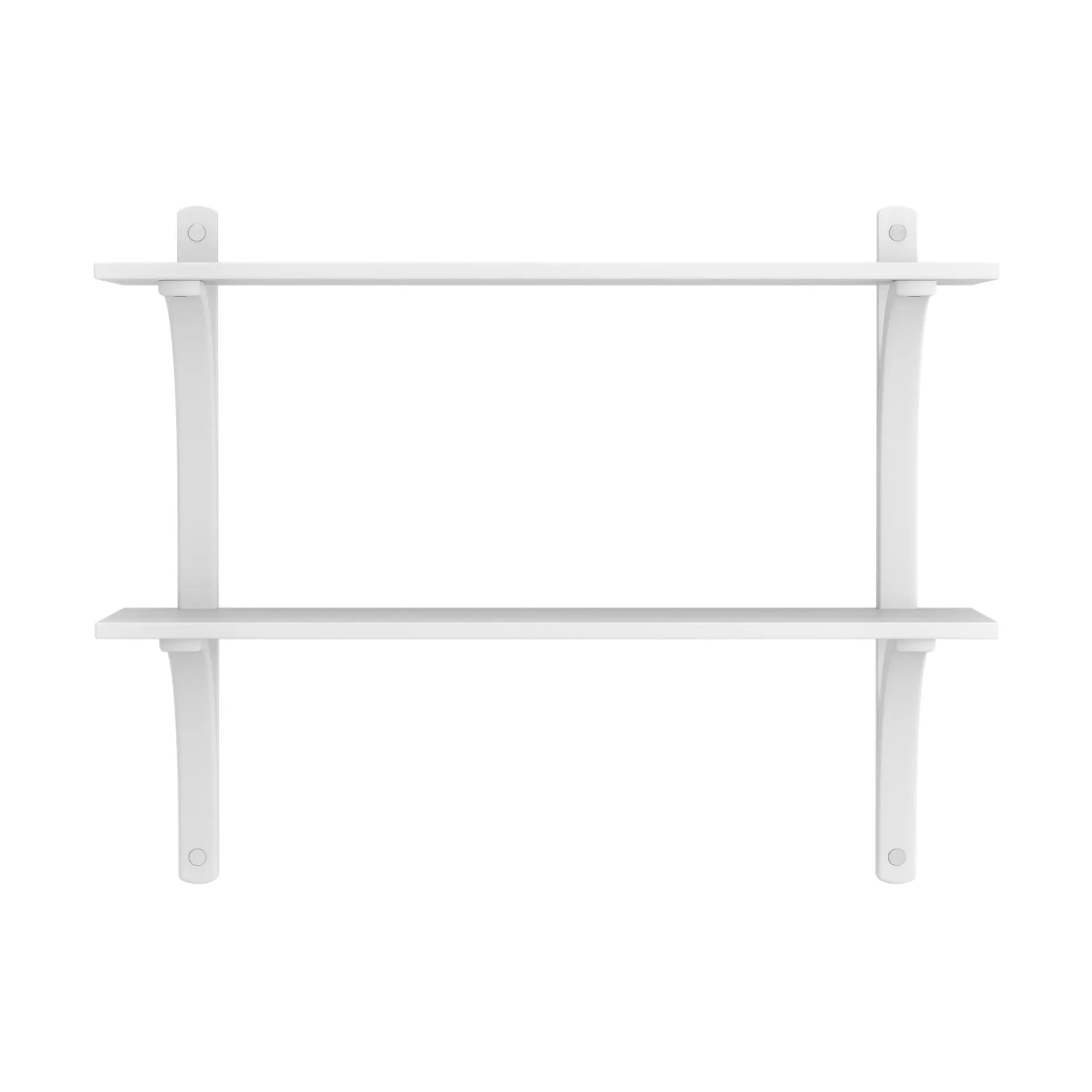 레비 선반, White ash-stainless steel, 2 shelves, 90 cm Swedese | 스웨데제