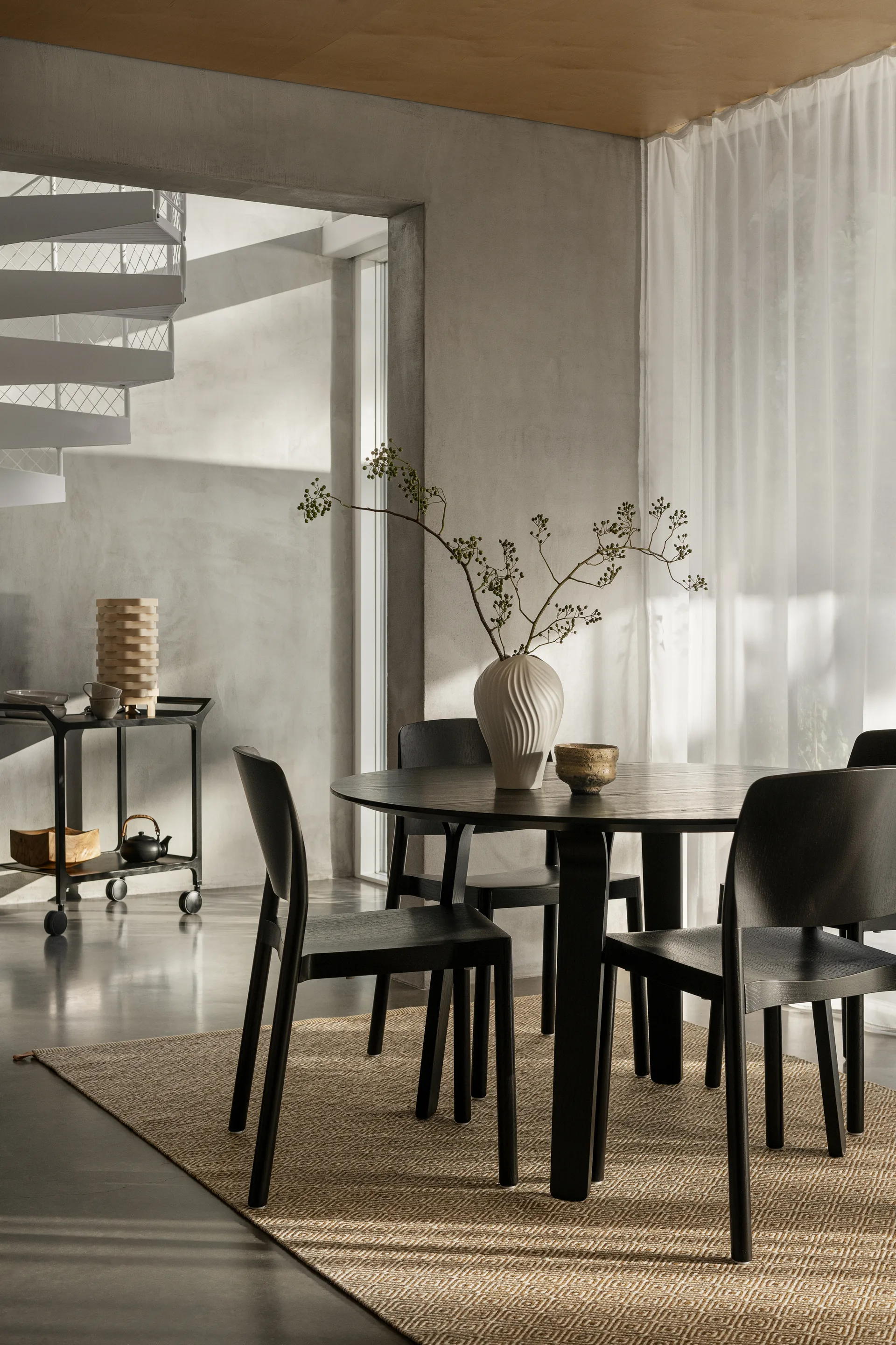 그레이스 의자, 애쉬 블랙 글레이즈드 Swedese | 스웨데제