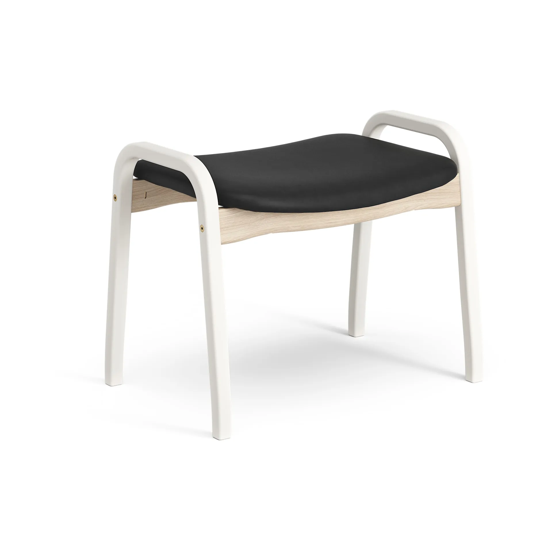 라미노 듀얼리티 풋스툴, 화이트 워시드   Swedese | 스웨데제