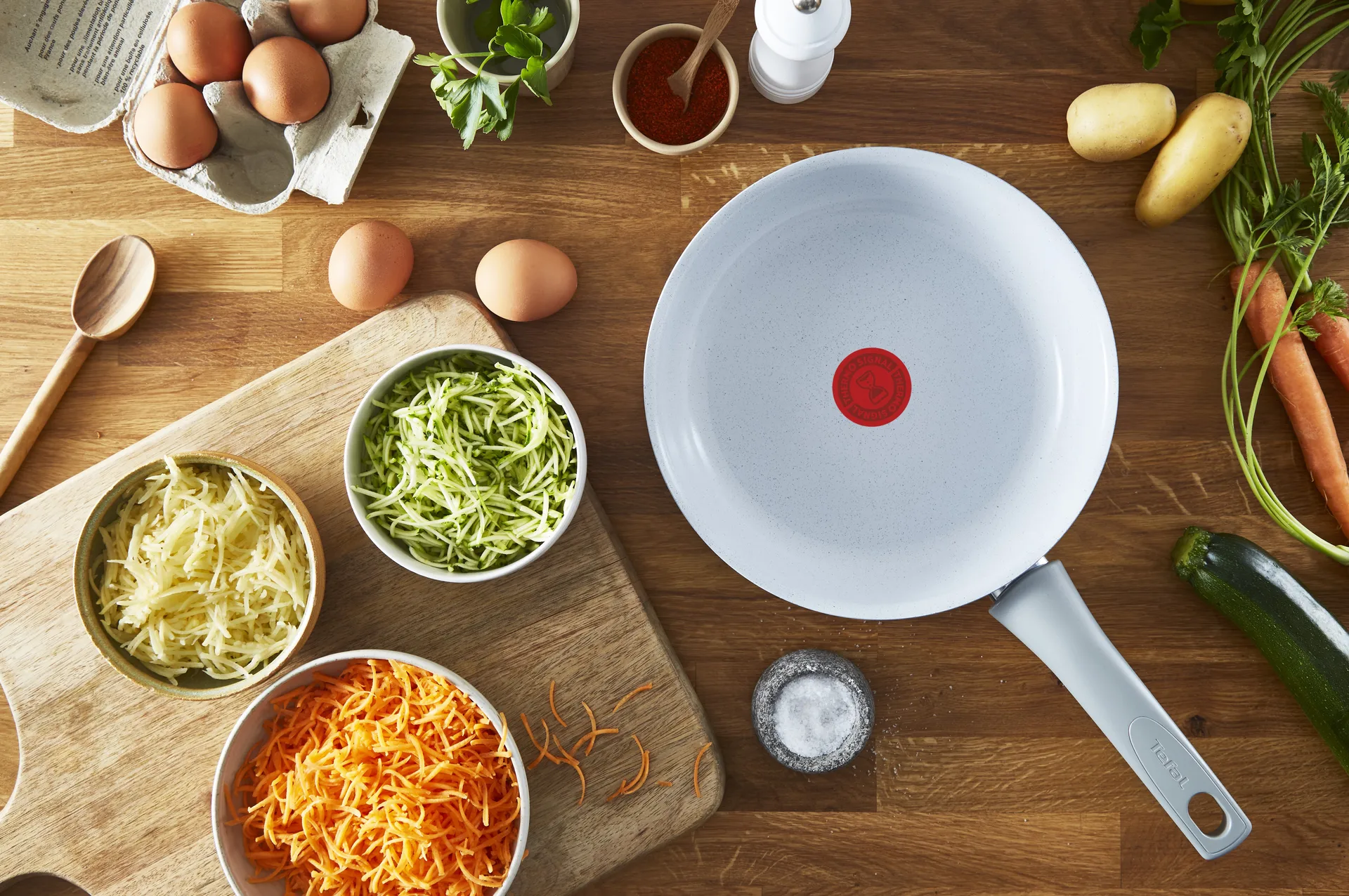 네츄럴 셰프 프라이팬 세트 그레이, 2 pieces Tefal | 테팔