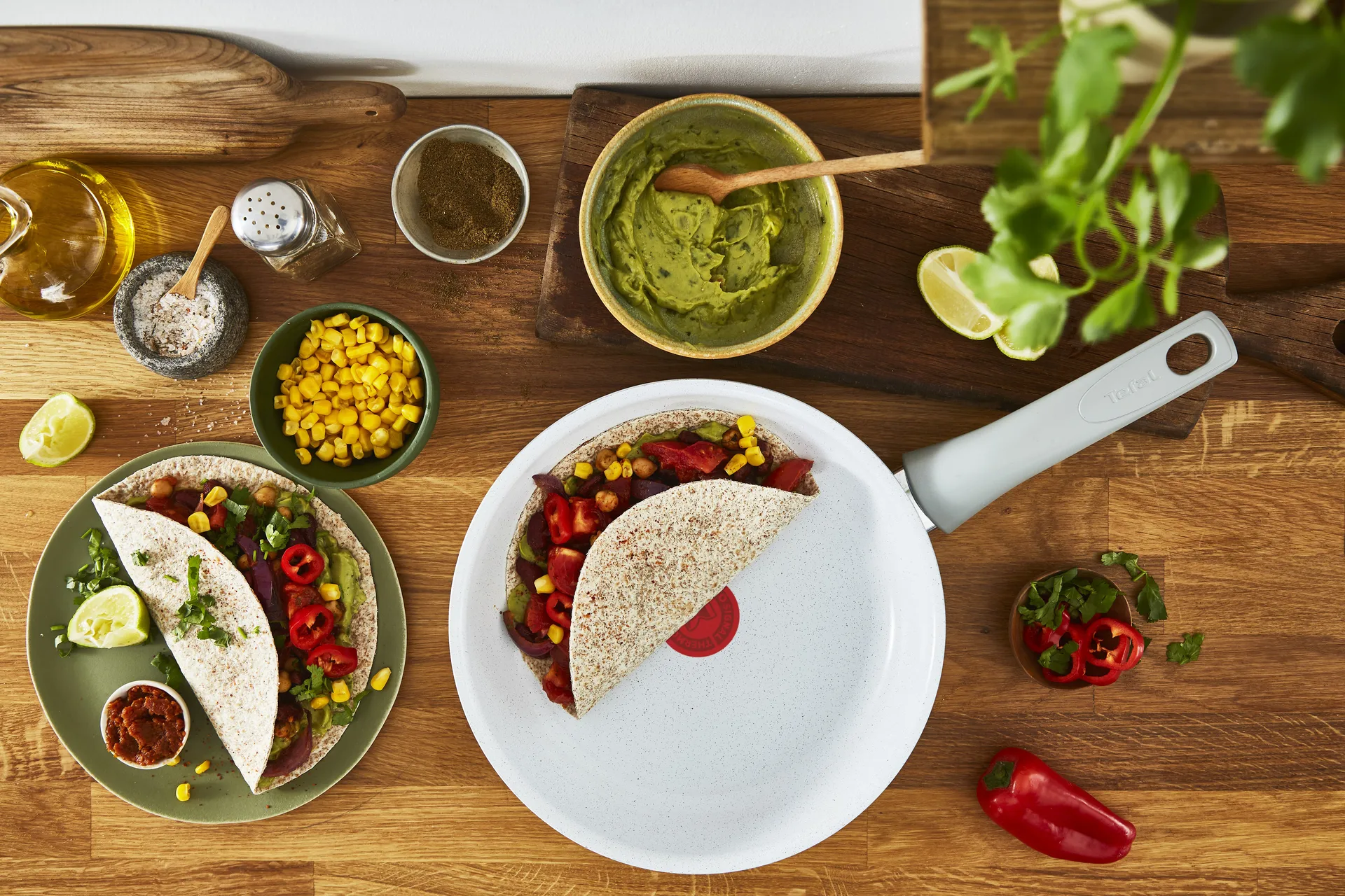 네츄럴 셰프 프라이팬 세트 그레이, 2 pieces Tefal | 테팔