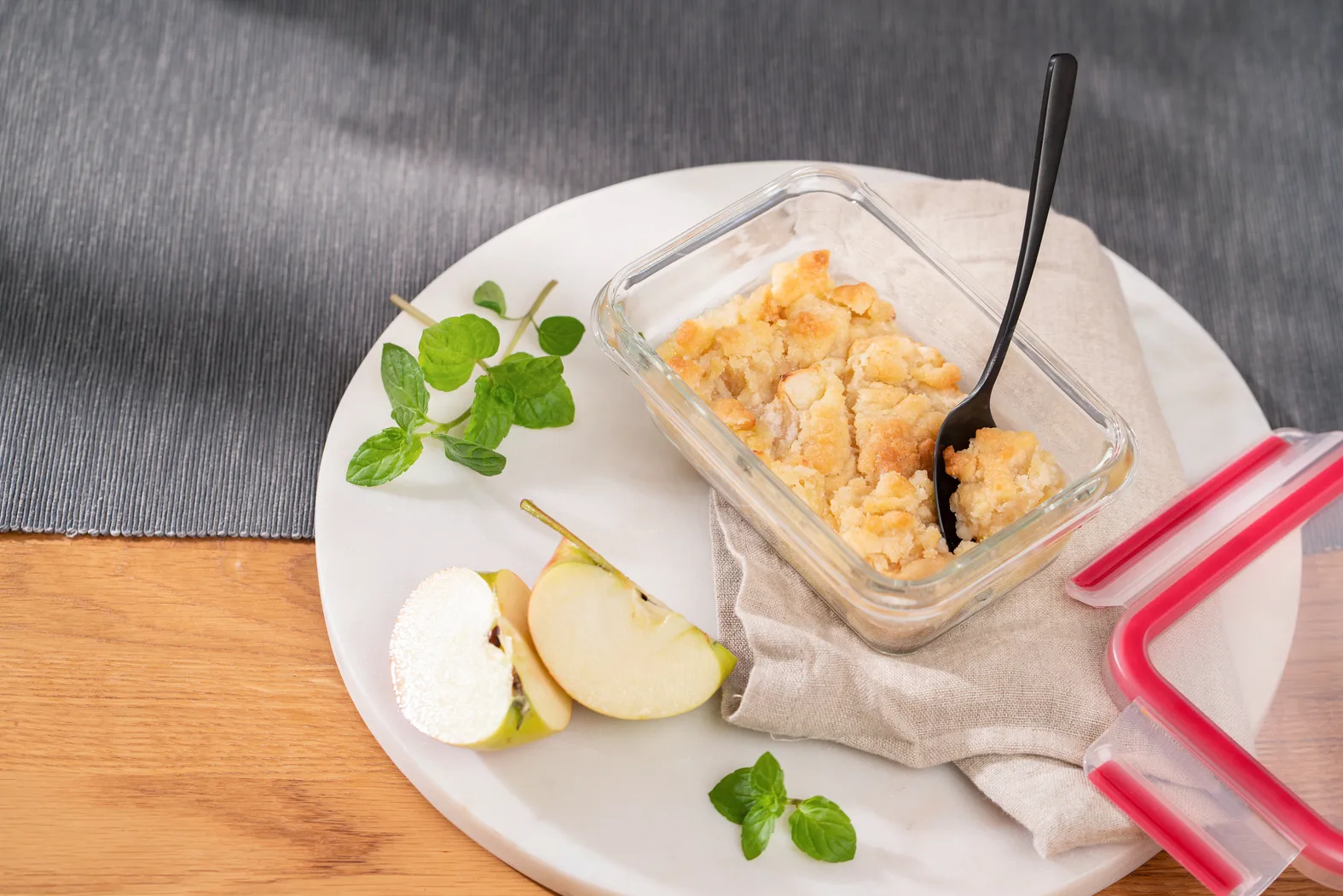 마스터씰 글래스 런치박스 3개 세트, Red Tefal | 테팔