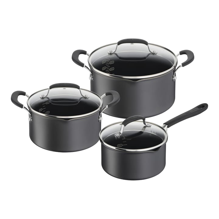 제이미 올리버 퀵 & 이지 소스 팬 세트 6 피스 - Hard anodised aluminum - Tefal | 테팔