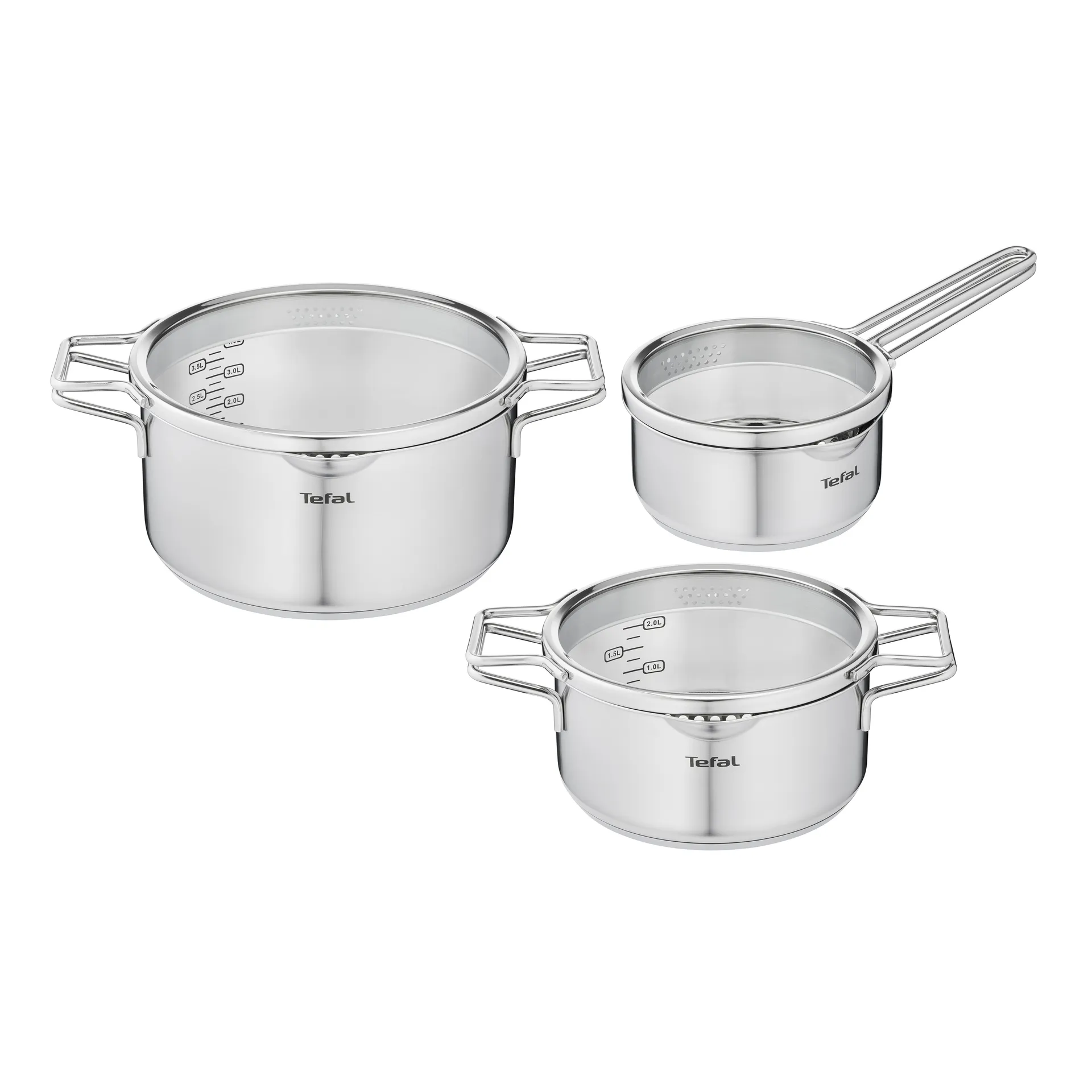 노르디카 소스 팬 세트 6 피스, Stainless steel Tefal | 테팔