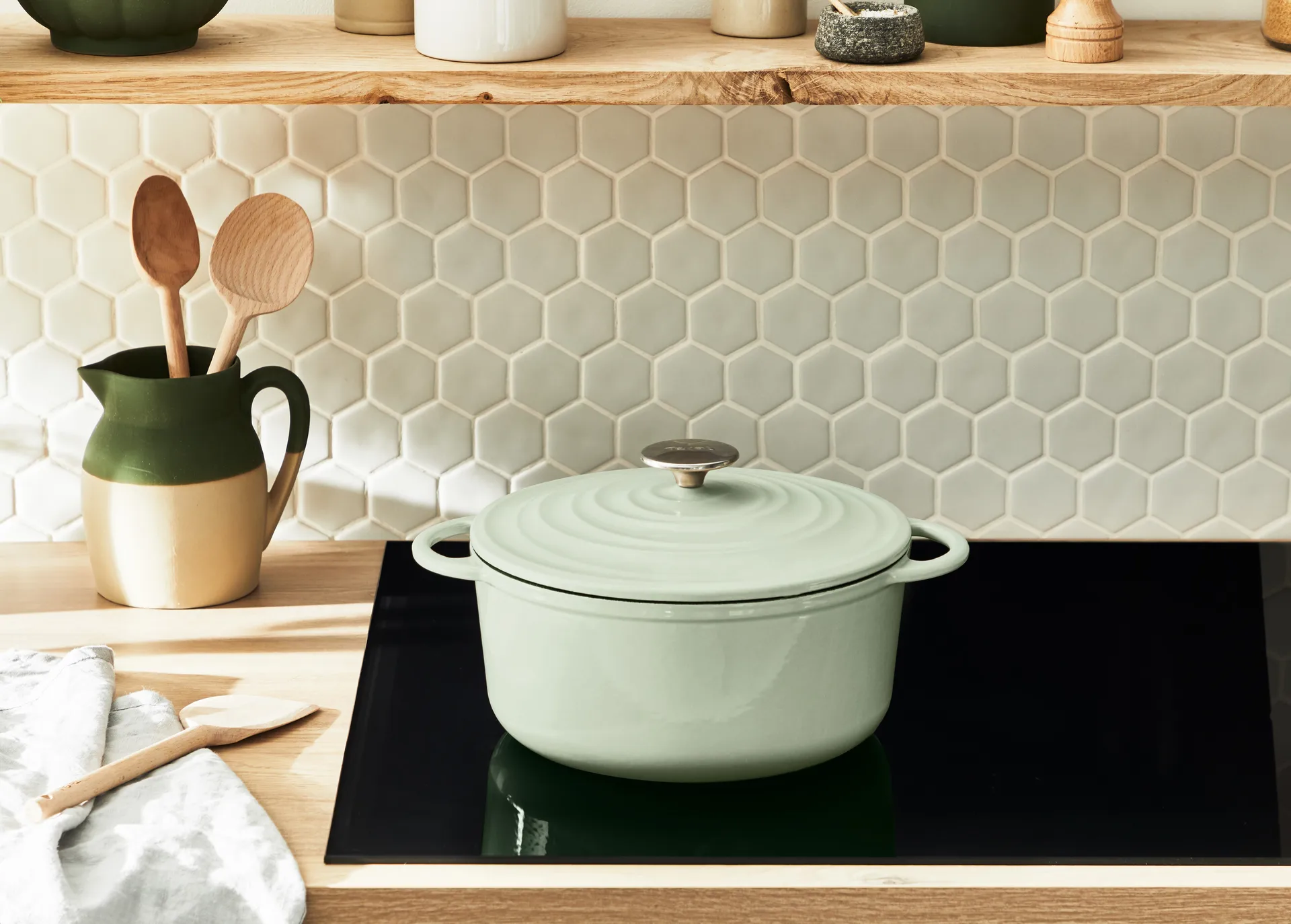 테팔 LOV 원형 팟 5 L, Green Tefal | 테팔