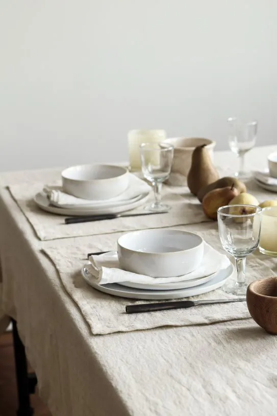 매리온 식탁보 리넨 145x330 cm, Wheat Tell Me More | 텔미모어