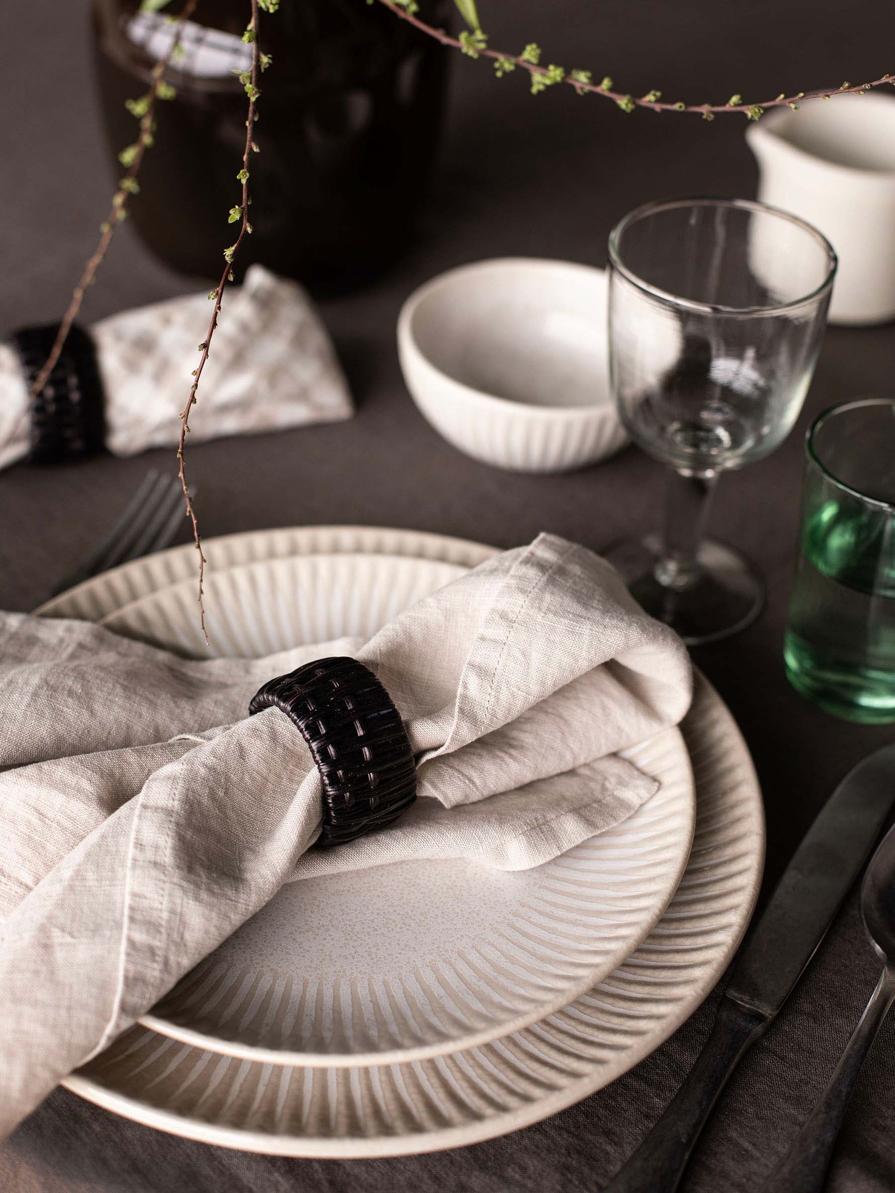 그라나다 플레이트 Ø22 cm, Cream white-beige Tell Me More | 텔미모어