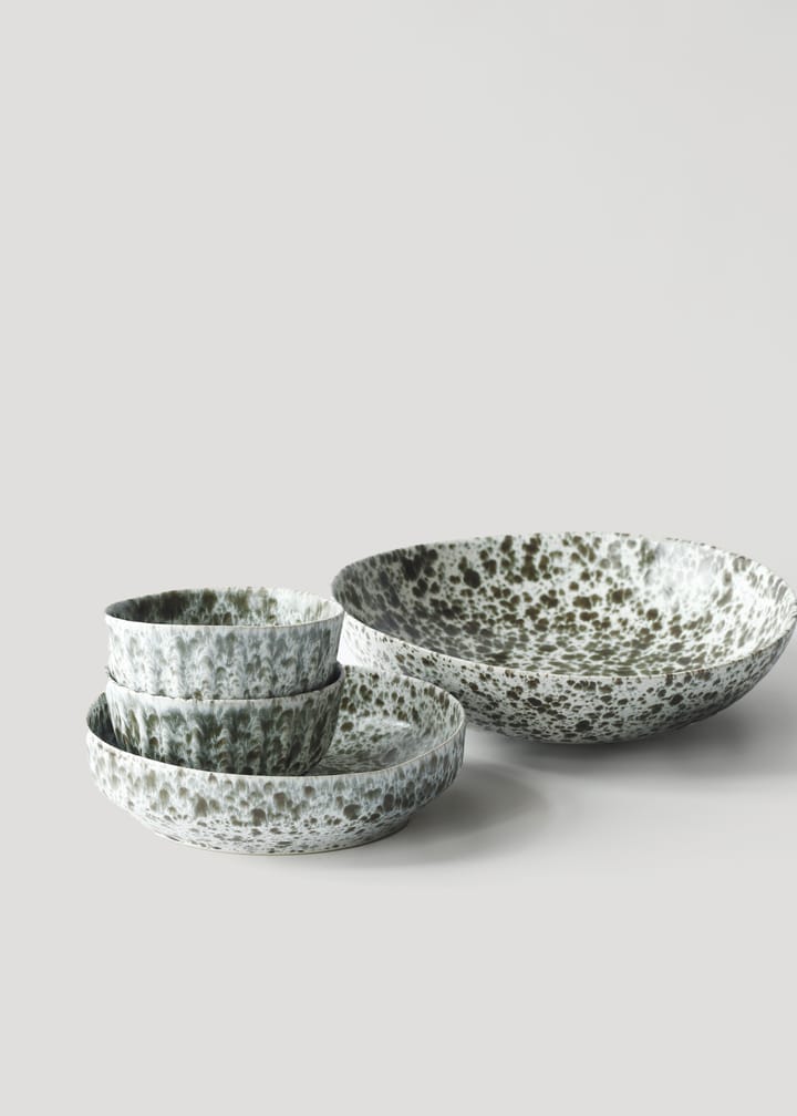 리볼리 서빙 보울 Ø22.5 cm, Green splatter Tell Me More | 텔미모어