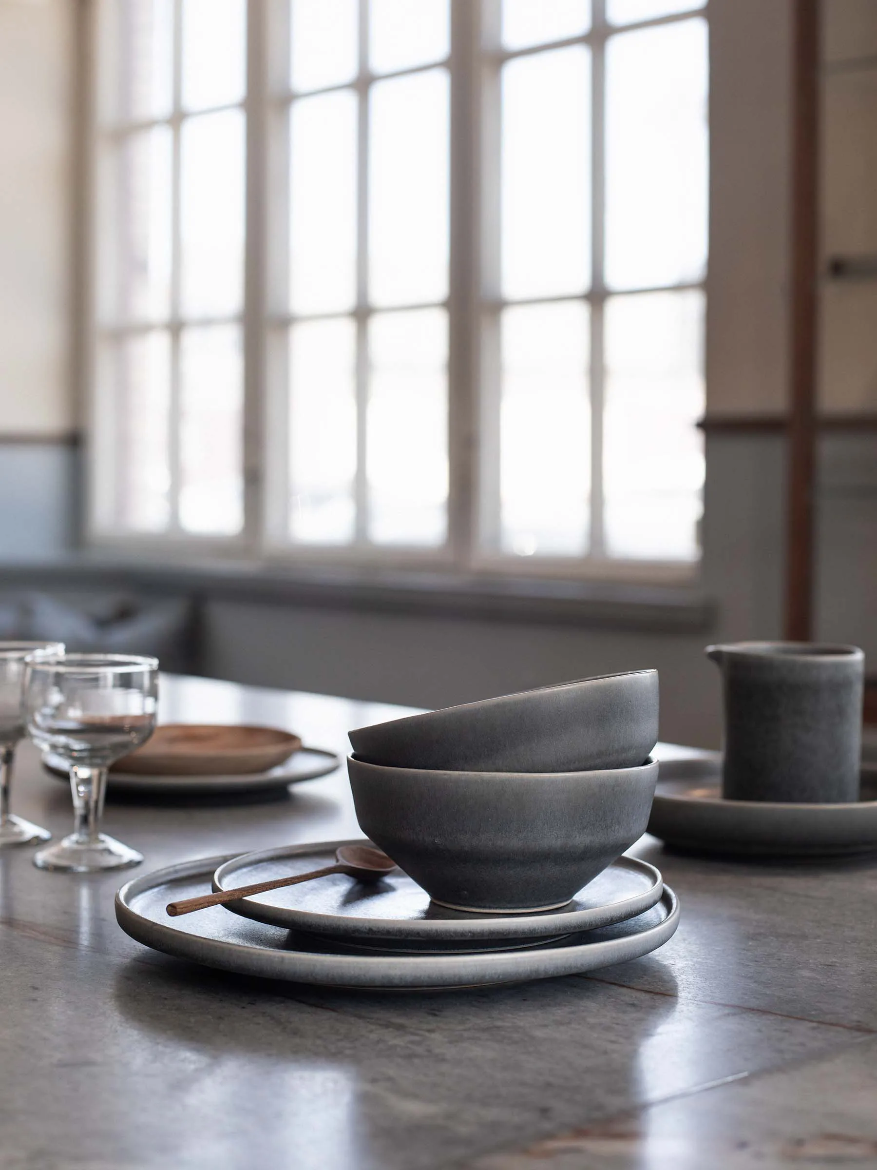 센트로 플레이트 Ø22.5cm, Soft grey Tell Me More | 텔미모어