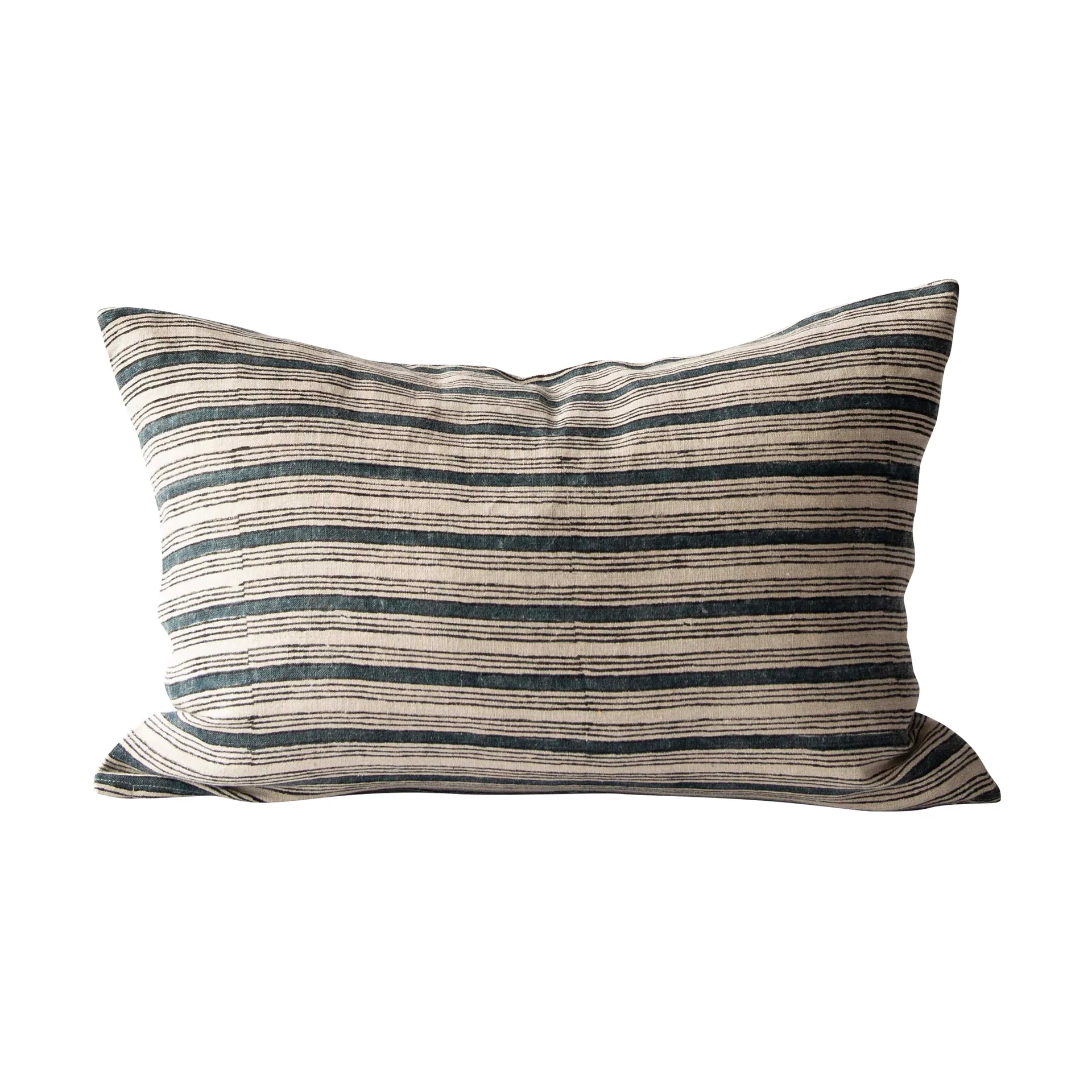 디노 쿠션 커버 40x60 cm, Block print navy Tell Me More | 텔미모어