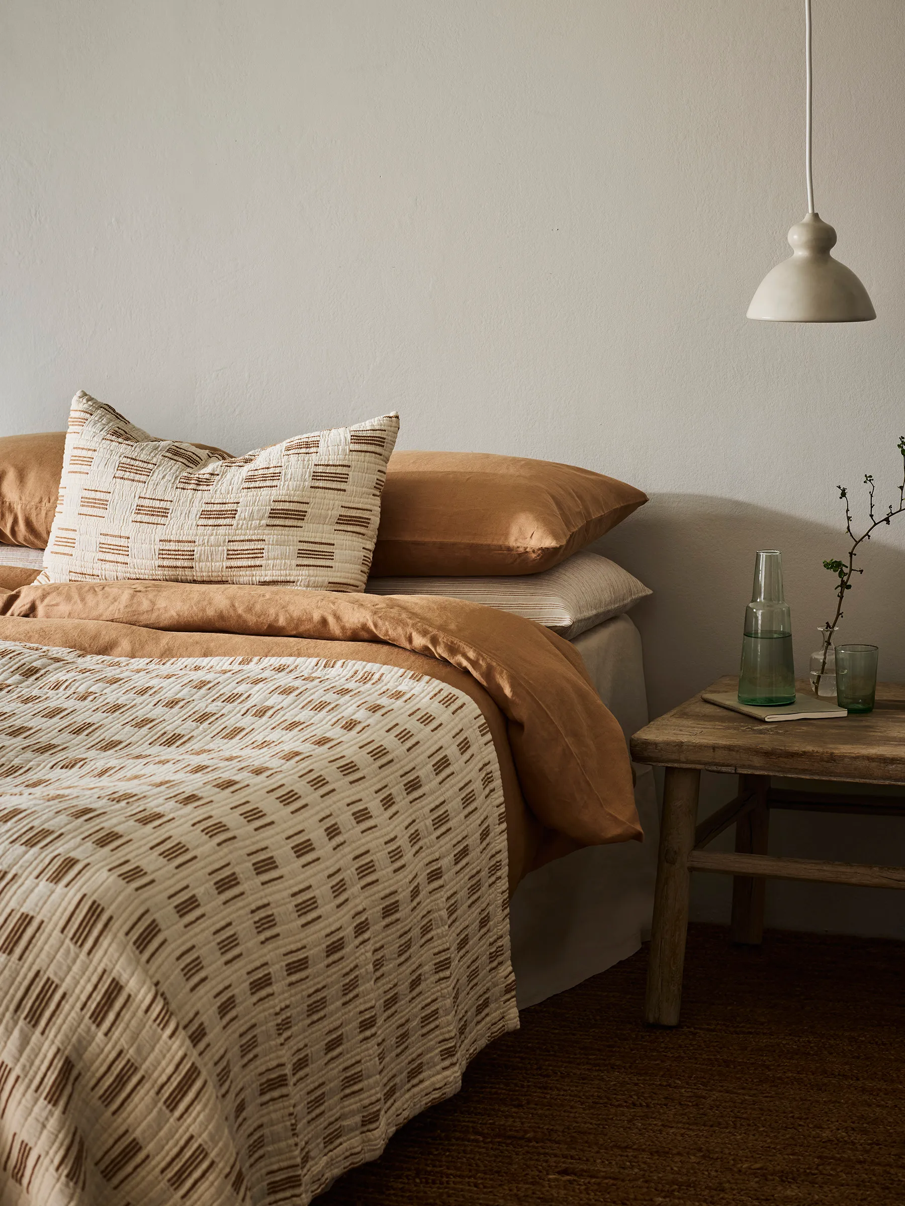 줄리엔 쿠션 커버 40x60 cm, Off-white-rust red Tell Me More | 텔미모어