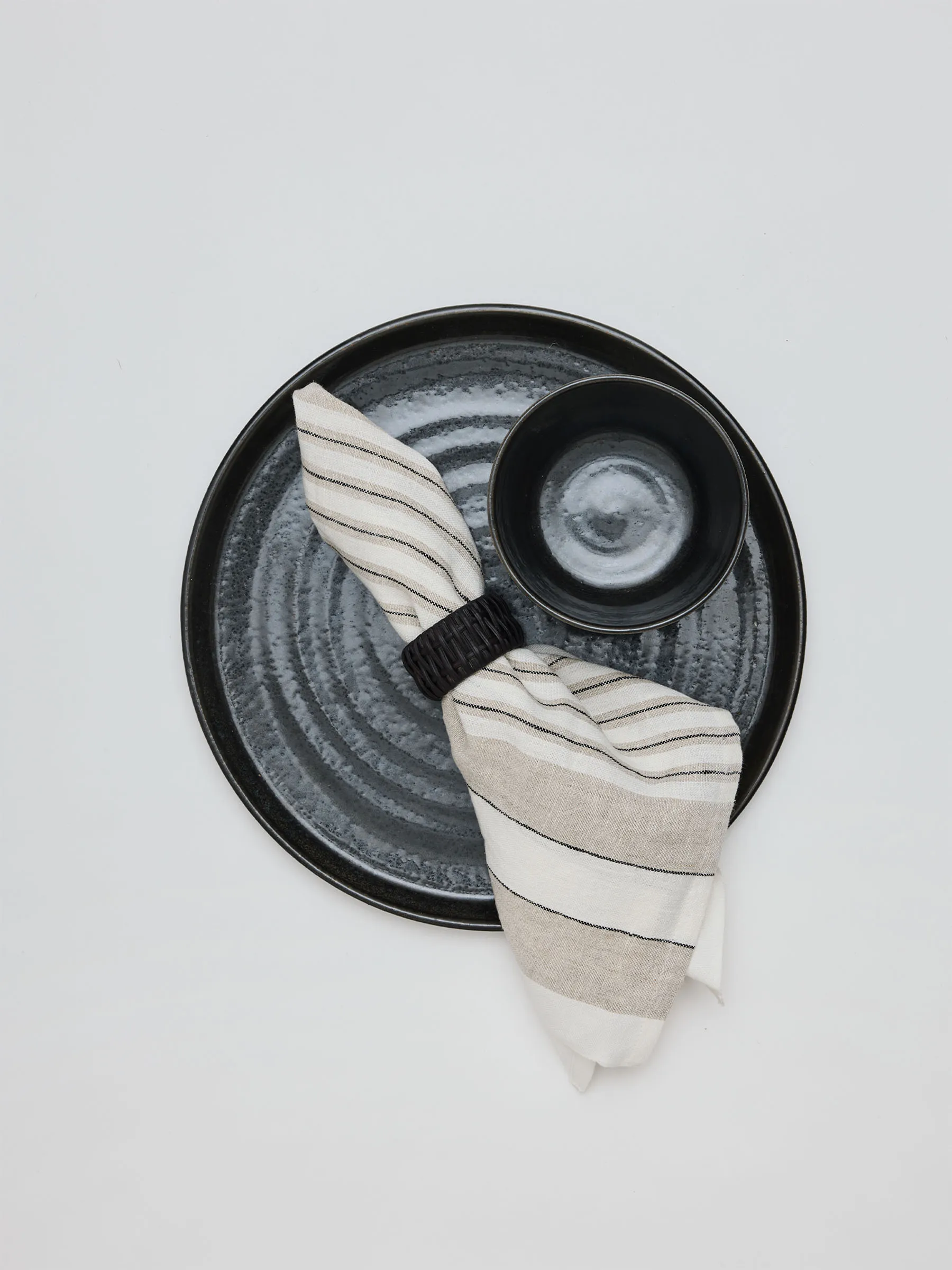 노아 린넨 냅킨 50x50 cm, Beige stripe Tell Me More | 텔미모어