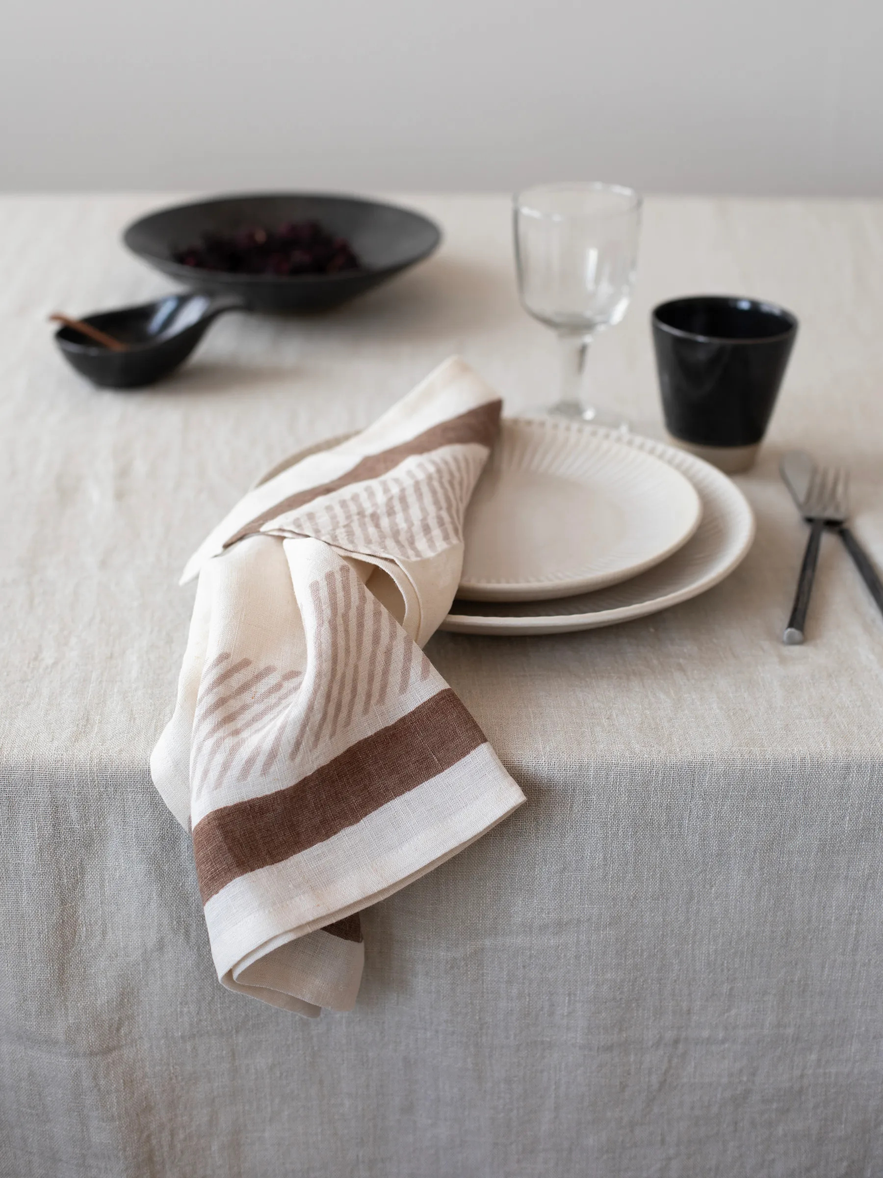 엘라 냅킨 50x50 cm, Brown Tell Me More | 텔미모어