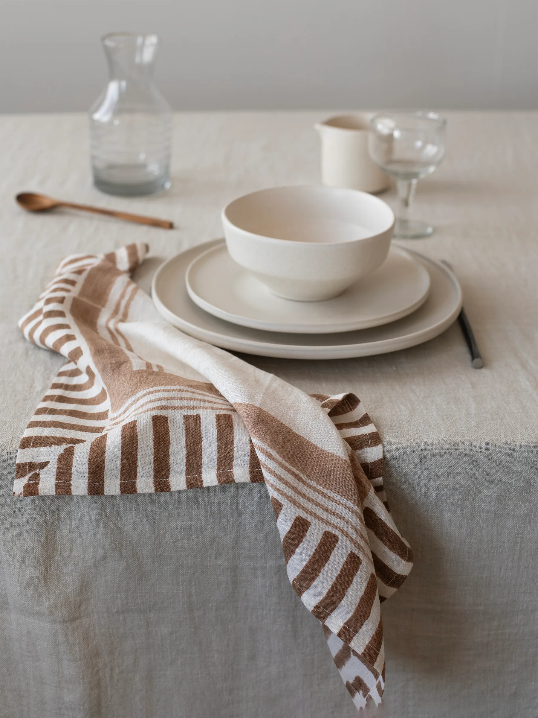 엘라 냅킨 50x50 cm, Hazelnut Tell Me More | 텔미모어