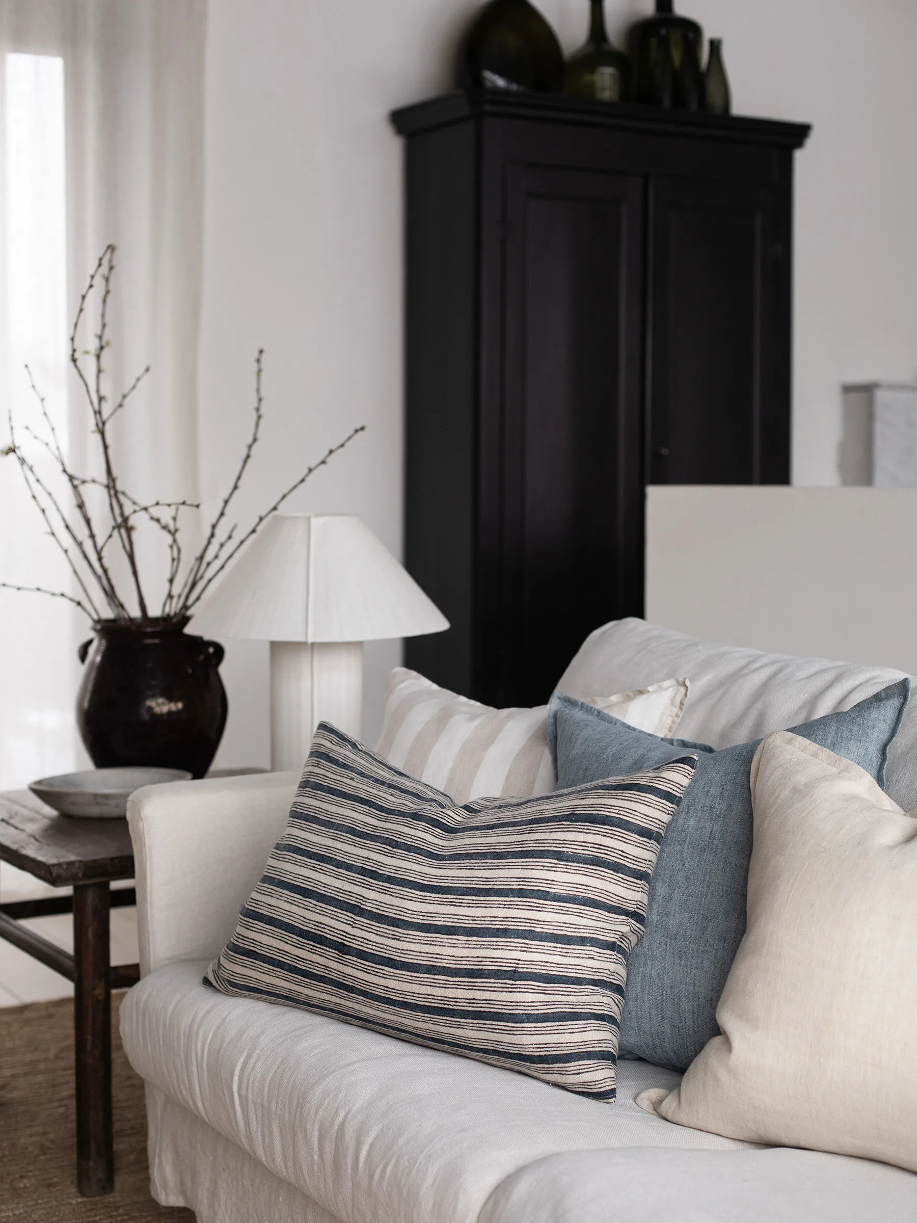 매리온 베개커버 리넨 50x50 cm, Ocean Tell Me More | 텔미모어