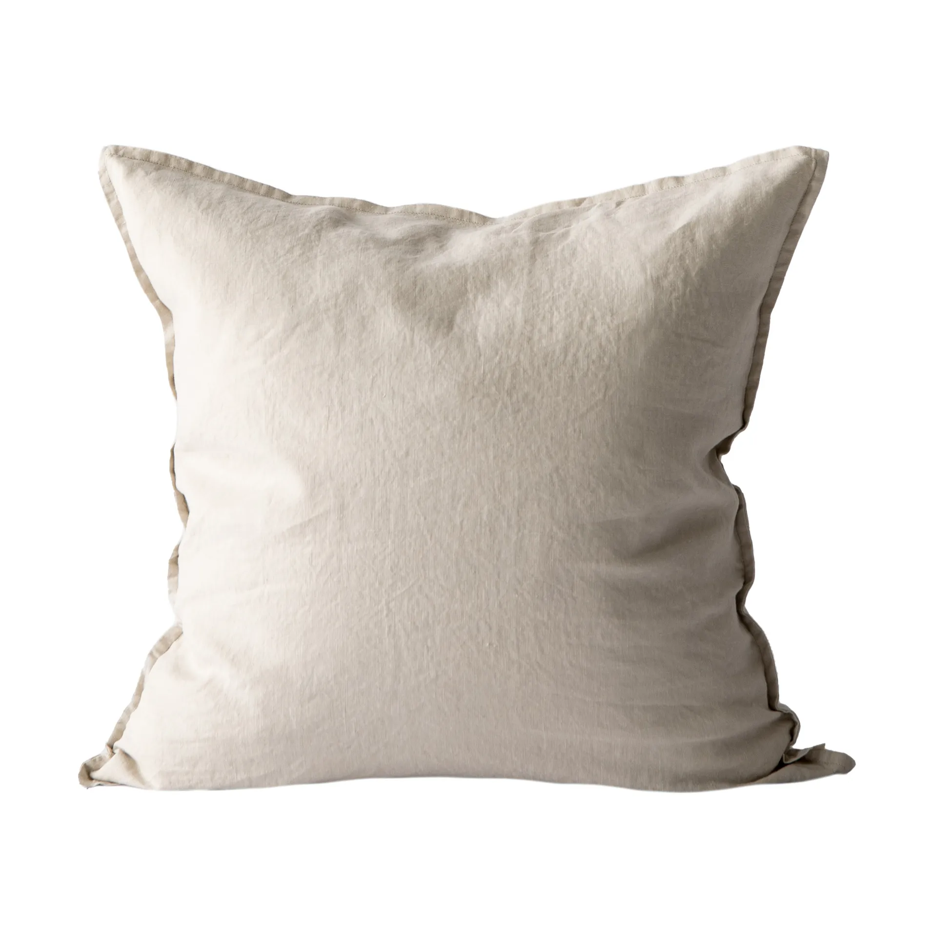 워시드 린넨 쿠션 커버 50x50 cm, Warm grey Tell Me More | 텔미모어