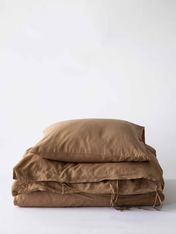 스톤워시드 리넨 베개커버 50x60 cm 2개 세트 - Hazelnut - Tell Me More | 텔미모어