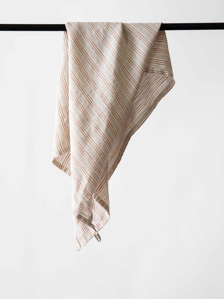 텔미모어 주방타올 린넨 50x70 cm, Hazelnut stripe Tell Me More | 텔미모어