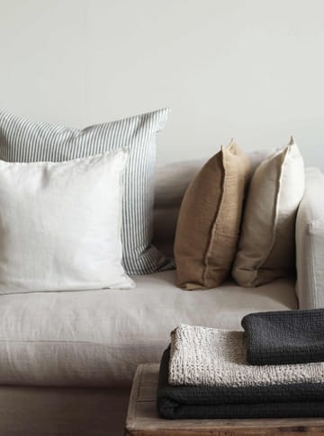 스톤워시드 리넨 베개커버 65x65 cm - Grey-white - Tell Me More | 텔미모어
