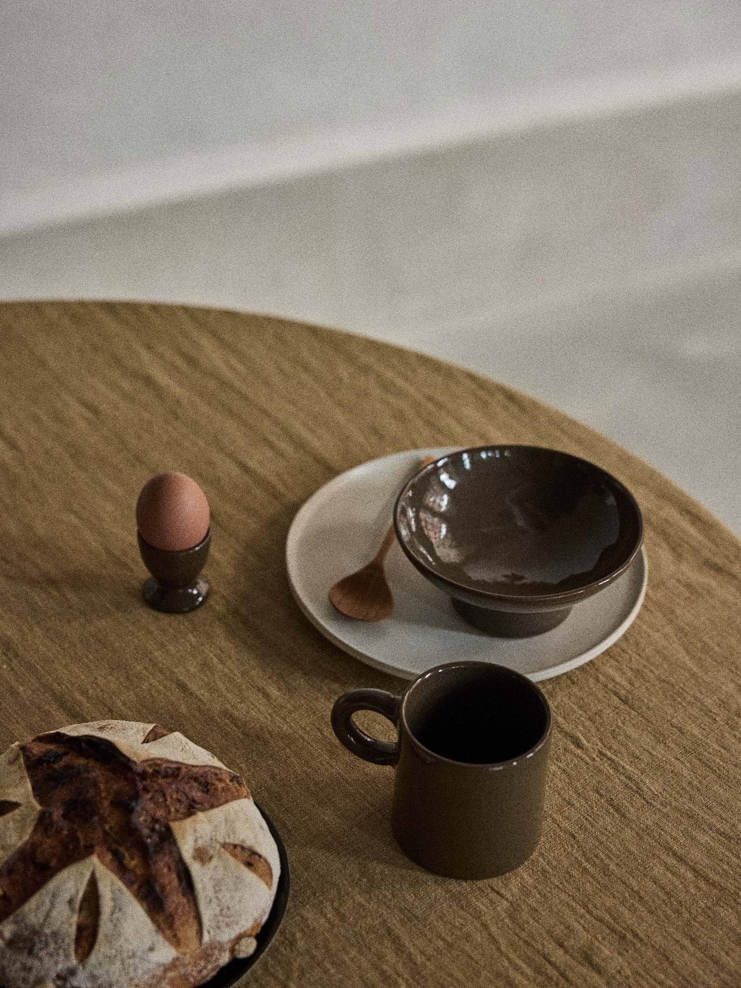엘리오 풋 보울, Dark brown, Ø14.5x6 cm Tell Me More | 텔미모어