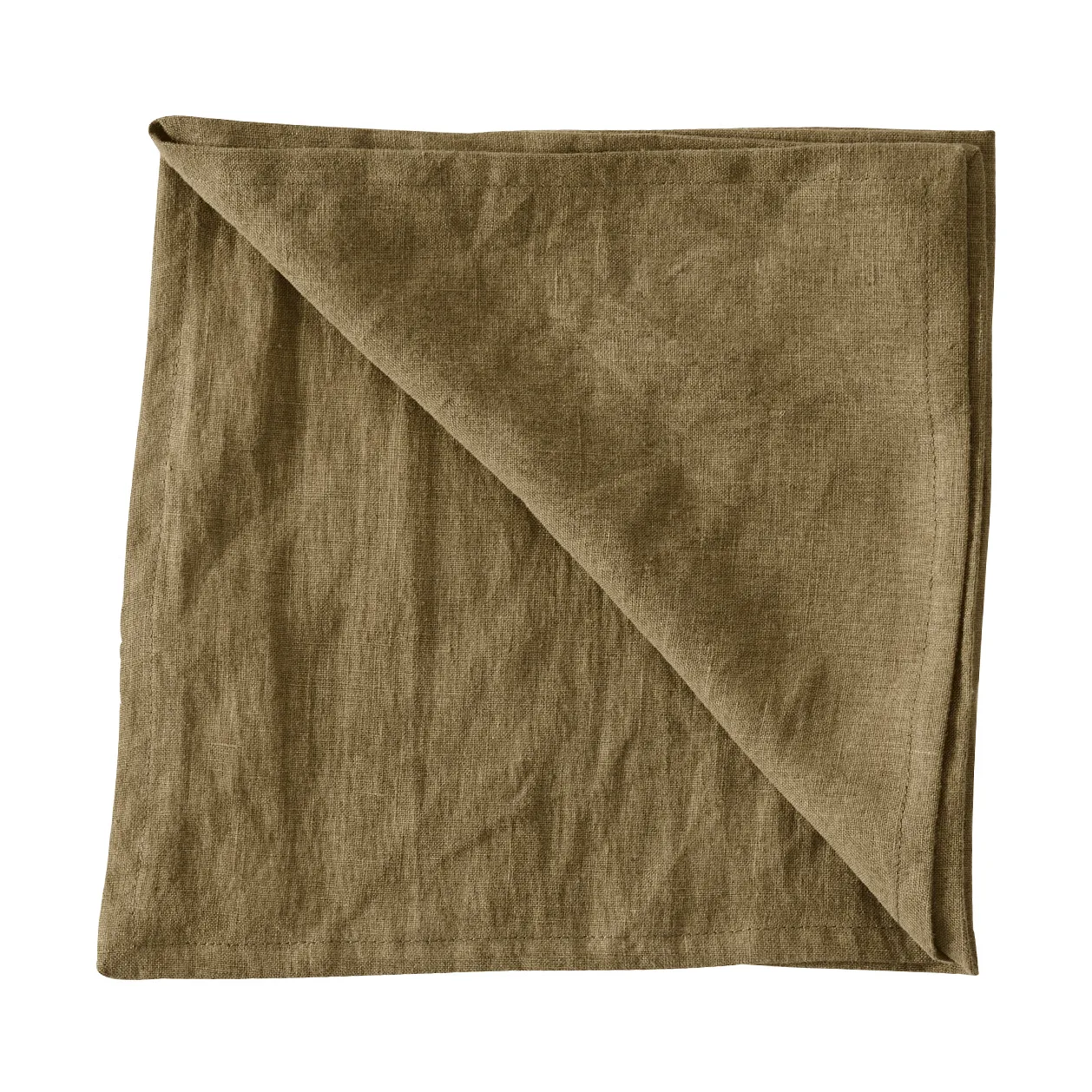 워시드 린넨 냅킨, Dark olive green Tell Me More | 텔미모어