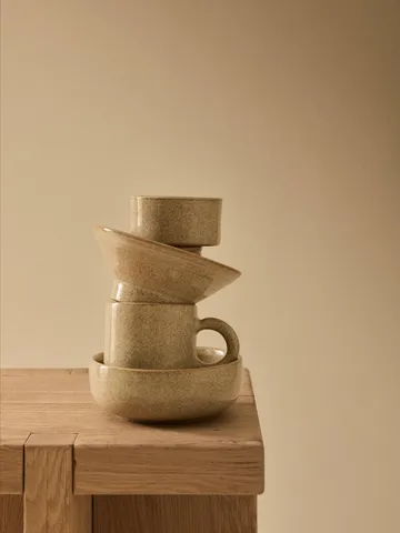 Elio 보울 - Beige spräcklig, Ø14x5 cm - Tell Me More | 텔미모어