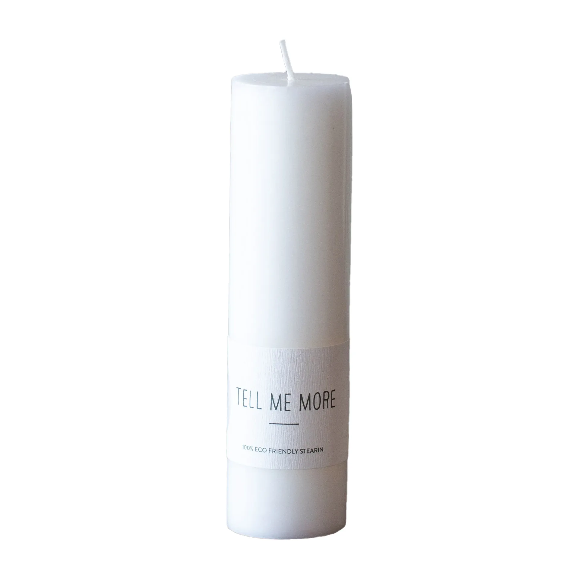텔미모어 스테린 블록 캔들 M 15 cm, White Tell Me More | 텔미모어