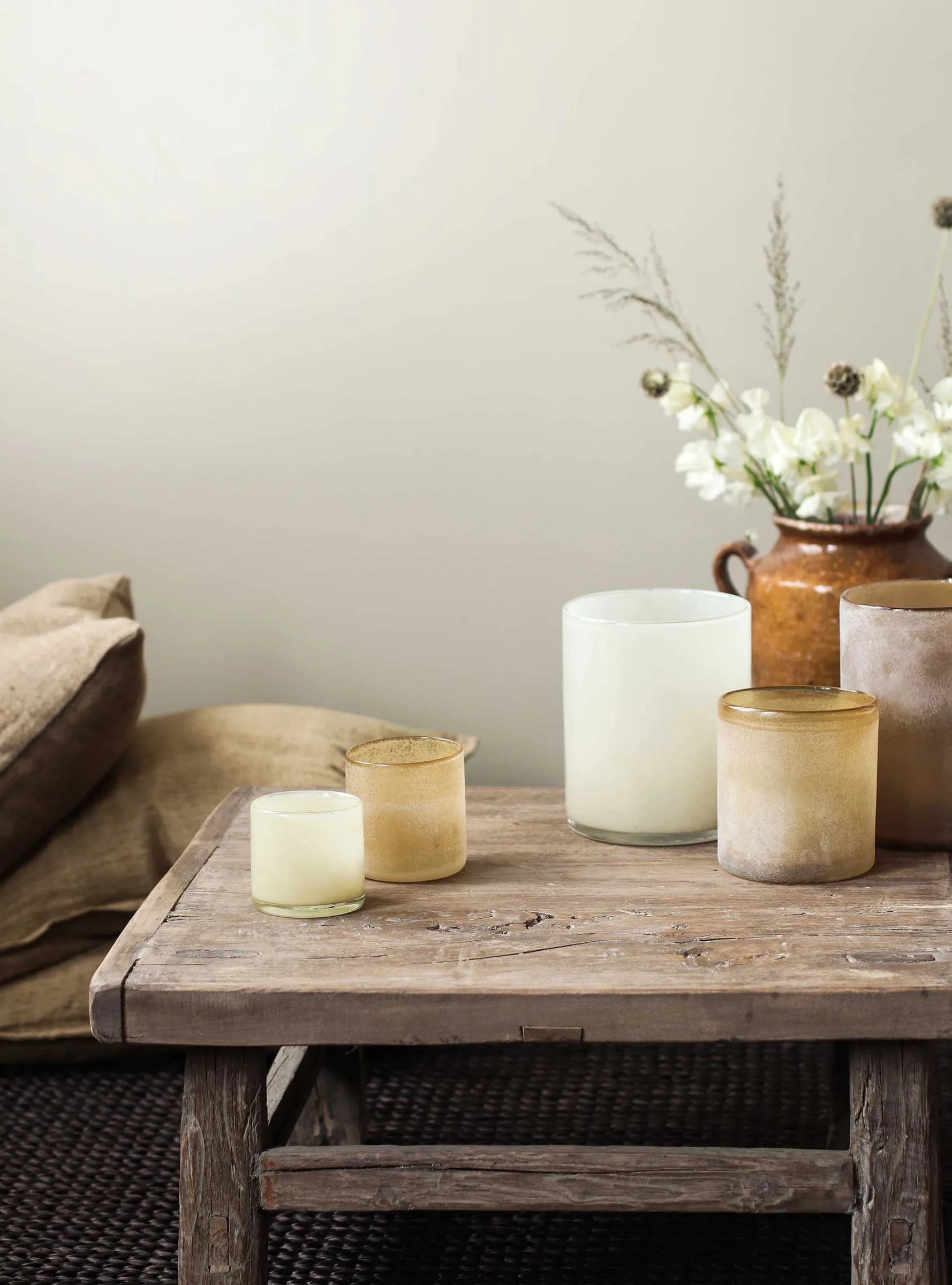 프로스트 캔들홀더 M, Amber (brown) Tell Me More | 텔미모어