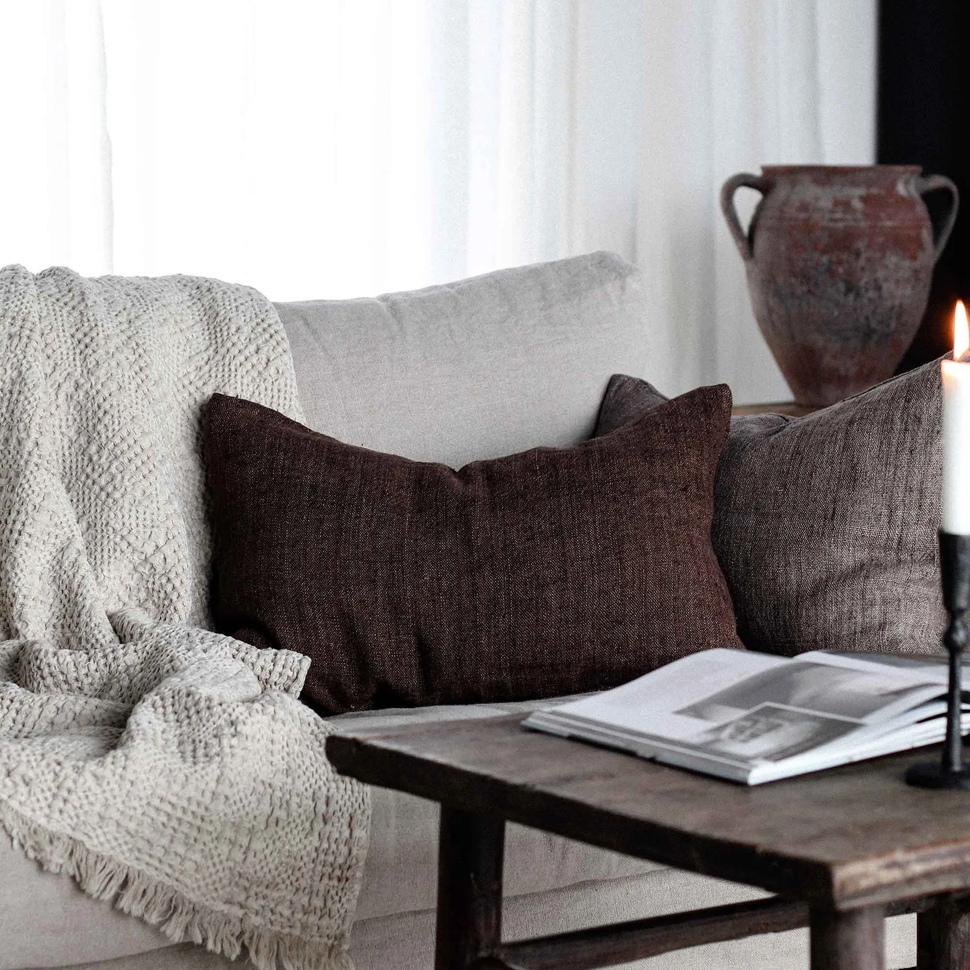 Margaux 배게 커버 40x60 cm, Cinnamon Tell Me More | 텔미모어