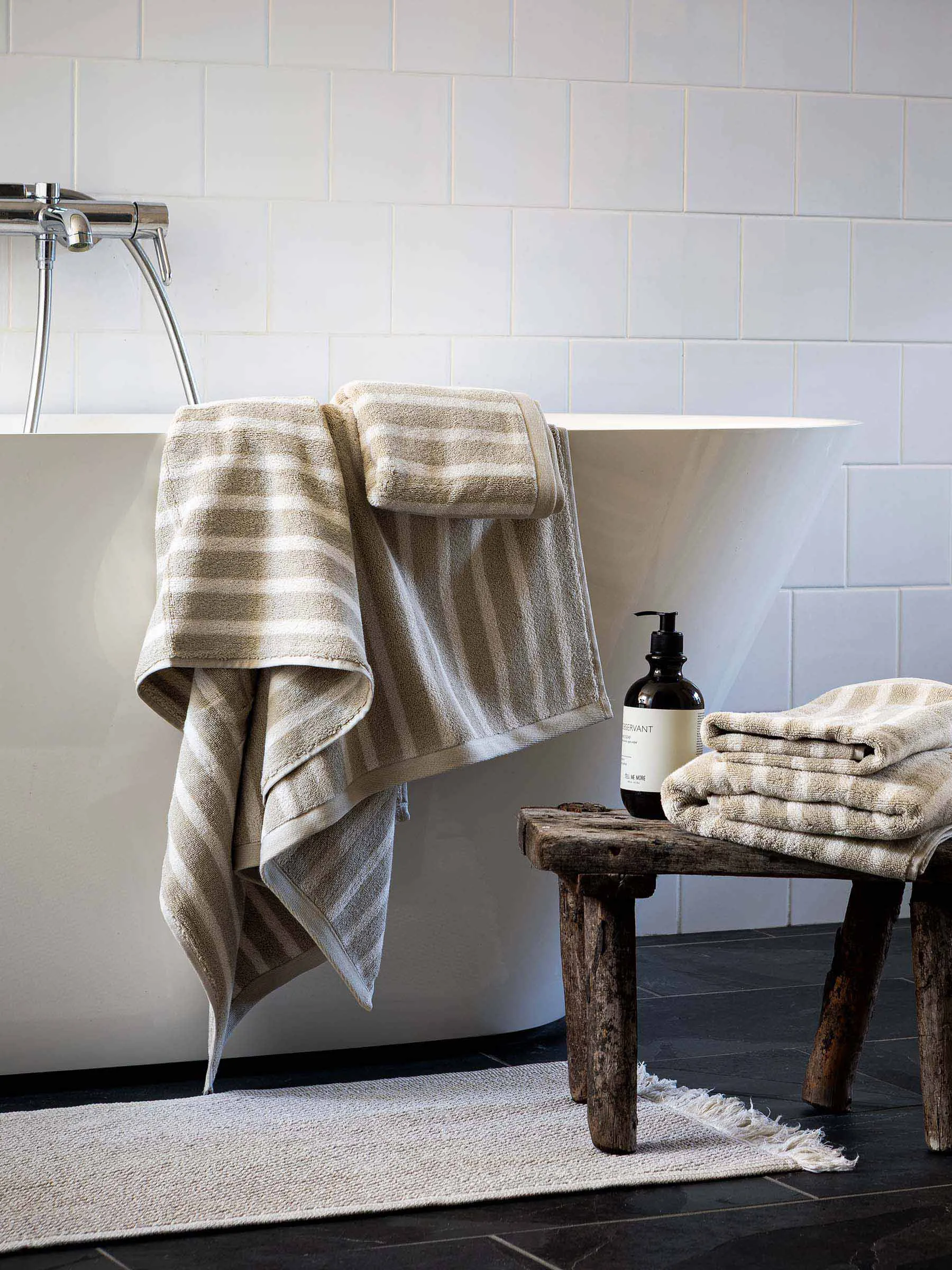 엘사 배스 매트, Off-white, 60x100 cm Tell Me More | 텔미모어