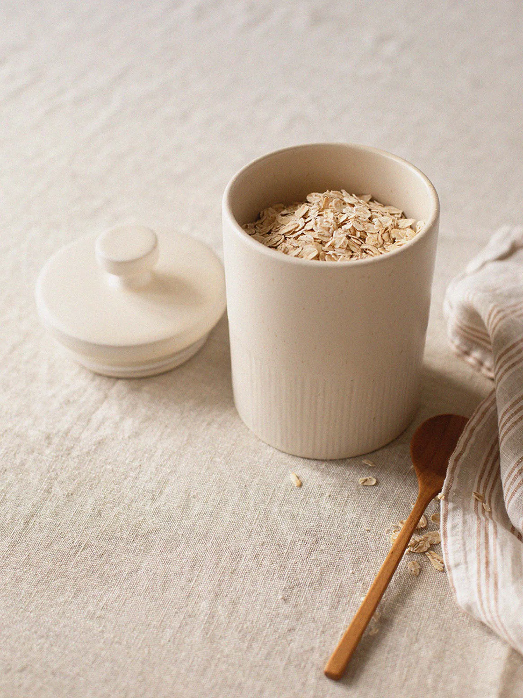 팔레르모 뚜껑 있는 보관병, Offwhite, medium 1.1 L Tell Me More | 텔미모어