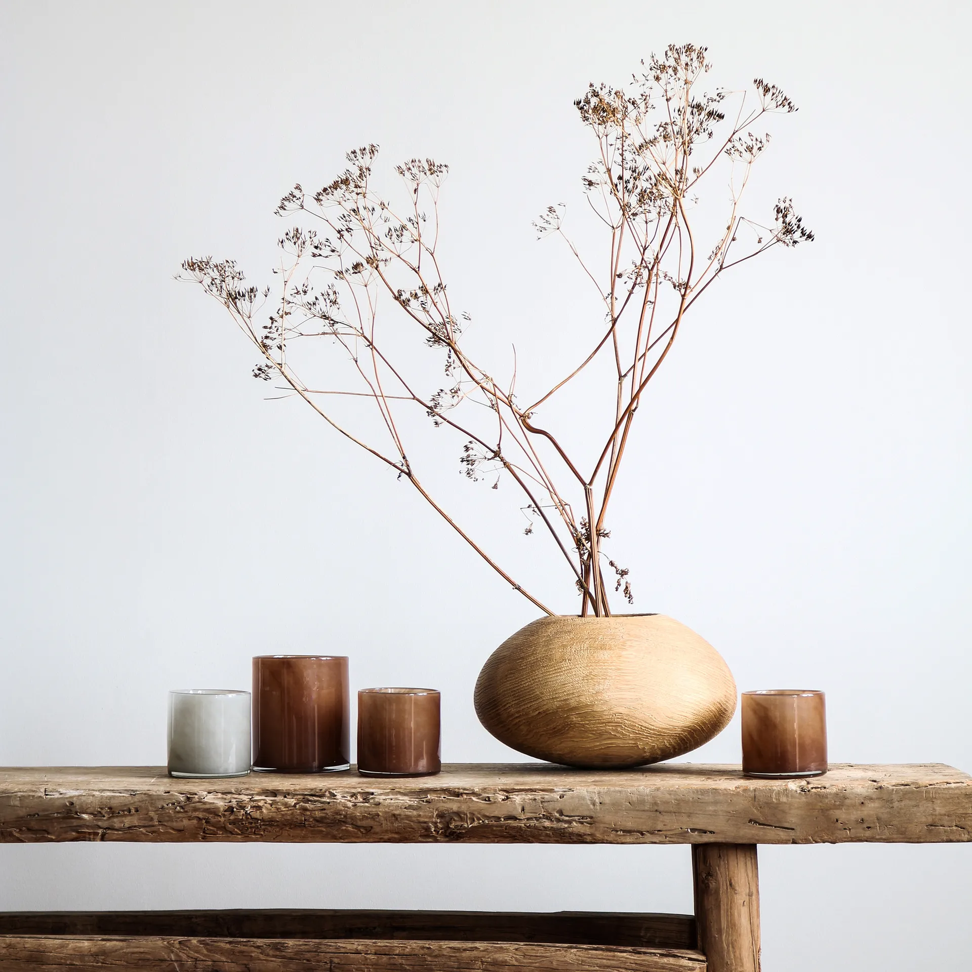 리릭 캔들홀더 S, Warm grey Tell Me More | 텔미모어