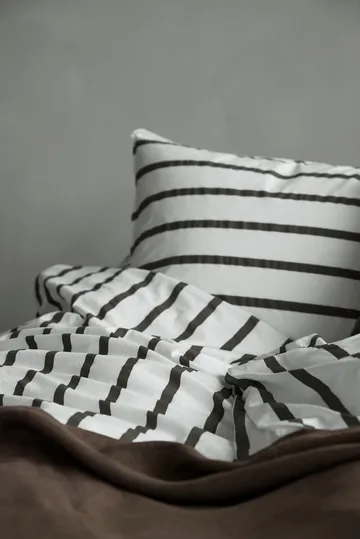 텔미모어 스트라이프 순면 이불 커버 - Taupe, 220x220 cm - Tell Me More | 텔미모어