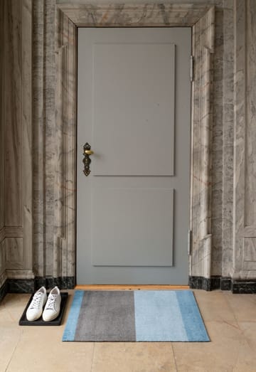 스트라이프 도어매트 가로형 - Blue-steel grey. 60x90 cm - tica copenhagen | 티카 코펜하겐