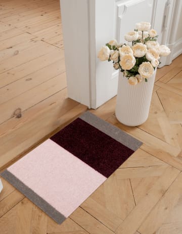스트라이프 도어매트 가로형 - Bordeaux-rose-sand, 40x60 cm - tica copenhagen | 티카 코펜하겐