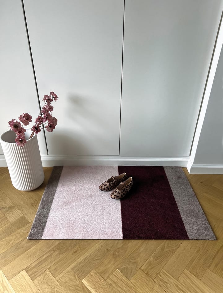 스트라이프 도어매트 가로형, Bordeaux-rose-sand, 60x90 cm tica copenhagen | 티카 코펜하겐