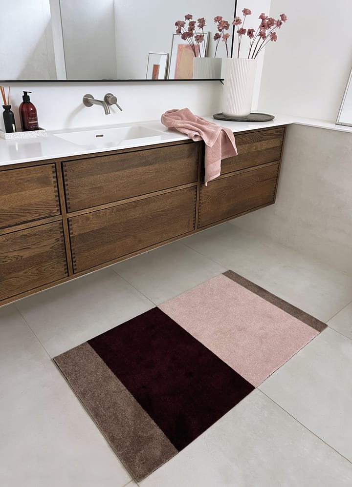 스트라이프 복도 러그 가로형, Bordeaux-rose-sand, 67x120 cm tica copenhagen | 티카 코펜하겐