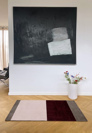 스트라이프 복도 러그 가로형 - Bordeaux-rose-sand, 67x120 cm - tica copenhagen | 티카 코펜하겐