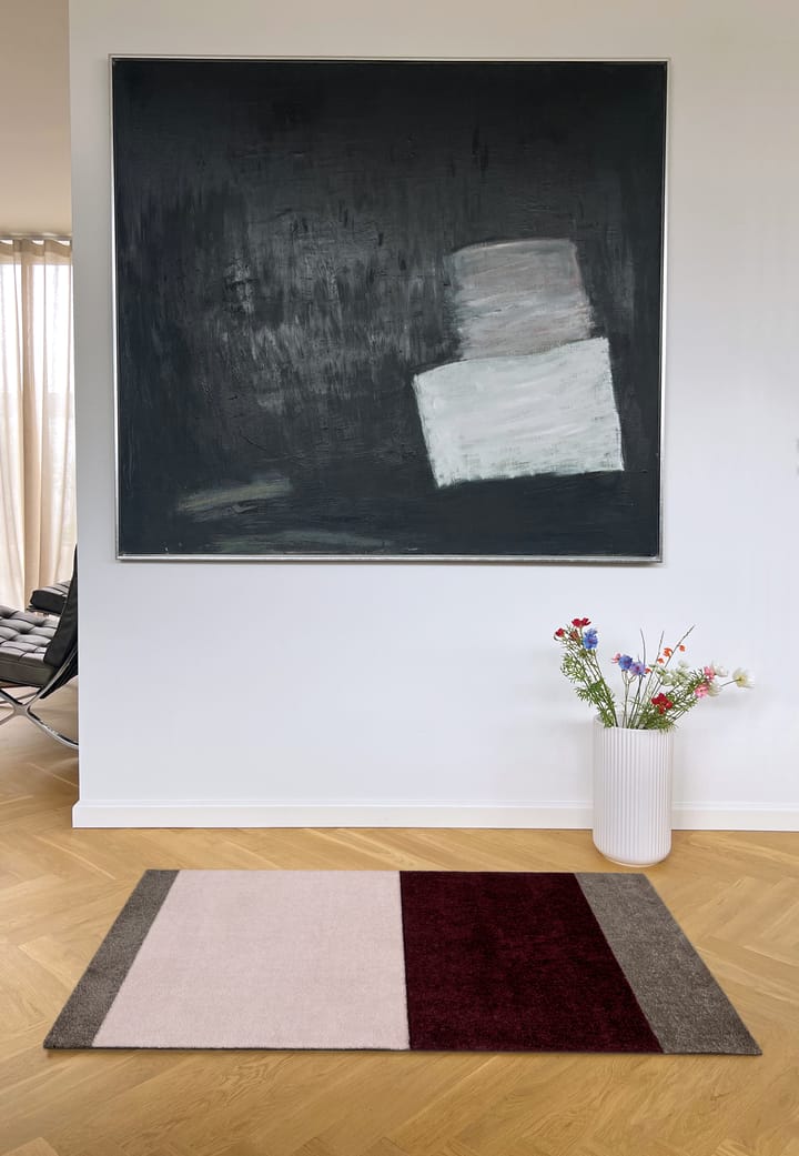 스트라이프 복도 러그 가로형, Bordeaux-rose-sand, 67x120 cm tica copenhagen | 티카 코펜하겐