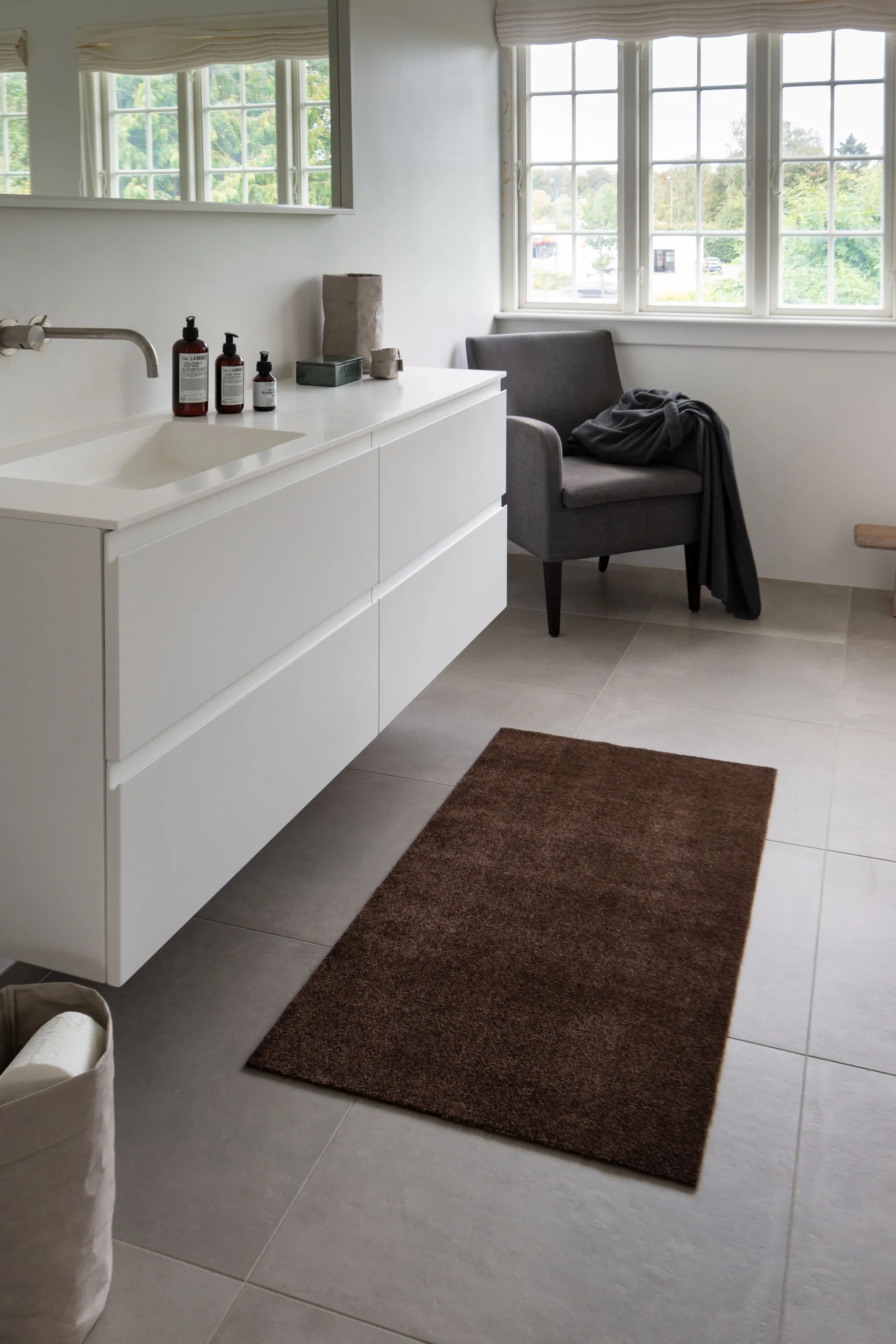 유니컬러 복도 러그, Brown. 67x120 cm tica copenhagen | 티카 코펜하겐