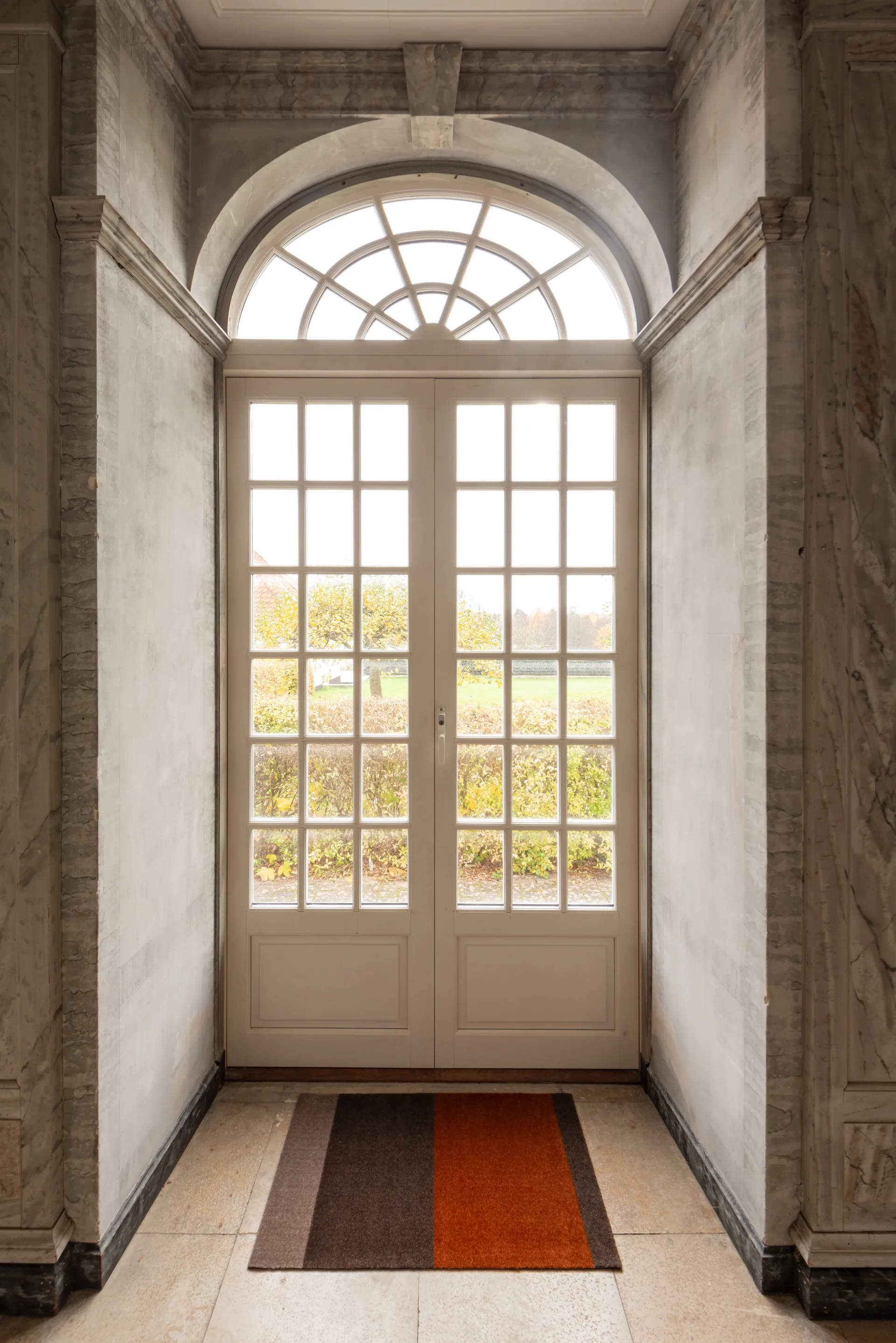 스트라이프 도어매트 가로형, Brown-terracotta. 60x90 cm tica copenhagen | 티카 코펜하겐