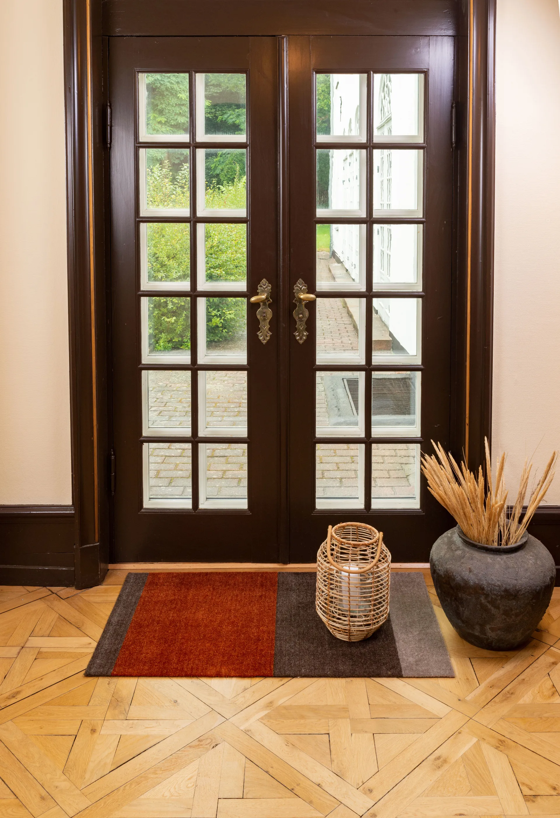 스트라이프 복도 러그 가로형, Brown-terracotta67x120 cm tica copenhagen | 티카 코펜하겐