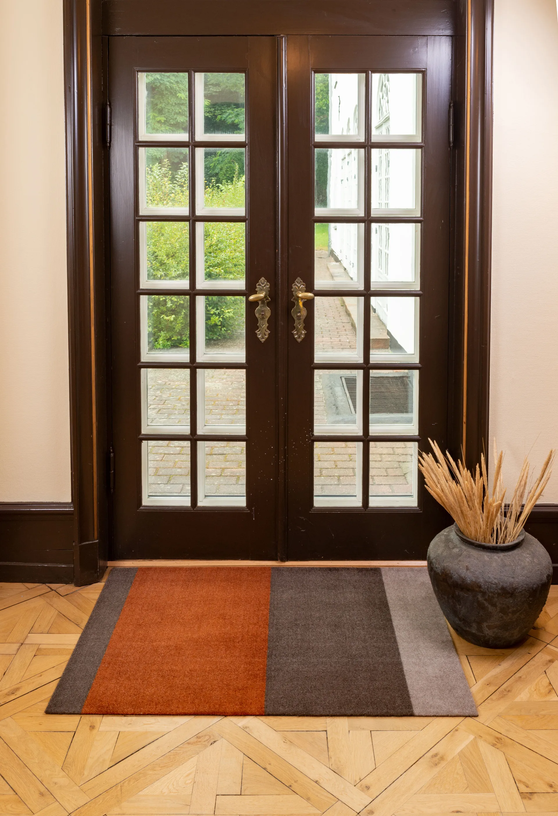 스트라이프 복도 러그 가로형, Brown-terracotta90x130 cm tica copenhagen | 티카 코펜하겐