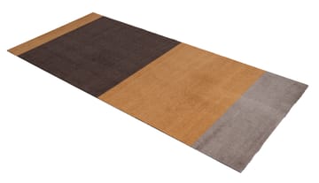 스트라이프 by tica. 호라이즌탈. 현관 러그 - Dijon-brown-sand. 90x200 cm - tica copenhagen | 티카 코펜하겐