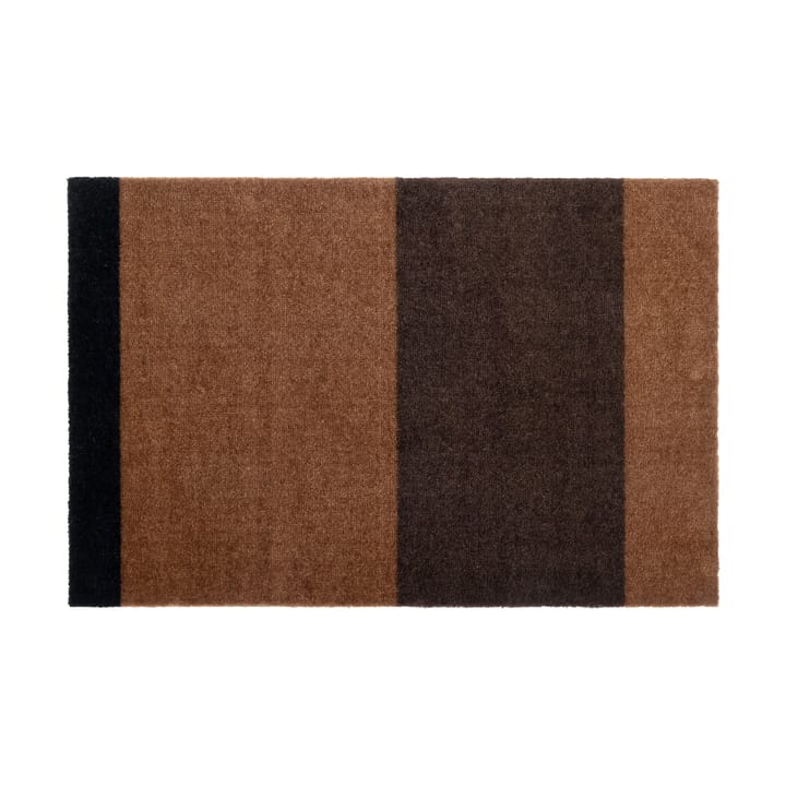 스트라이프 도어매트 가로형 - Cognac-dark brown-black, 60x90 cm - Tica copenhagen | 티카 코펜하겐