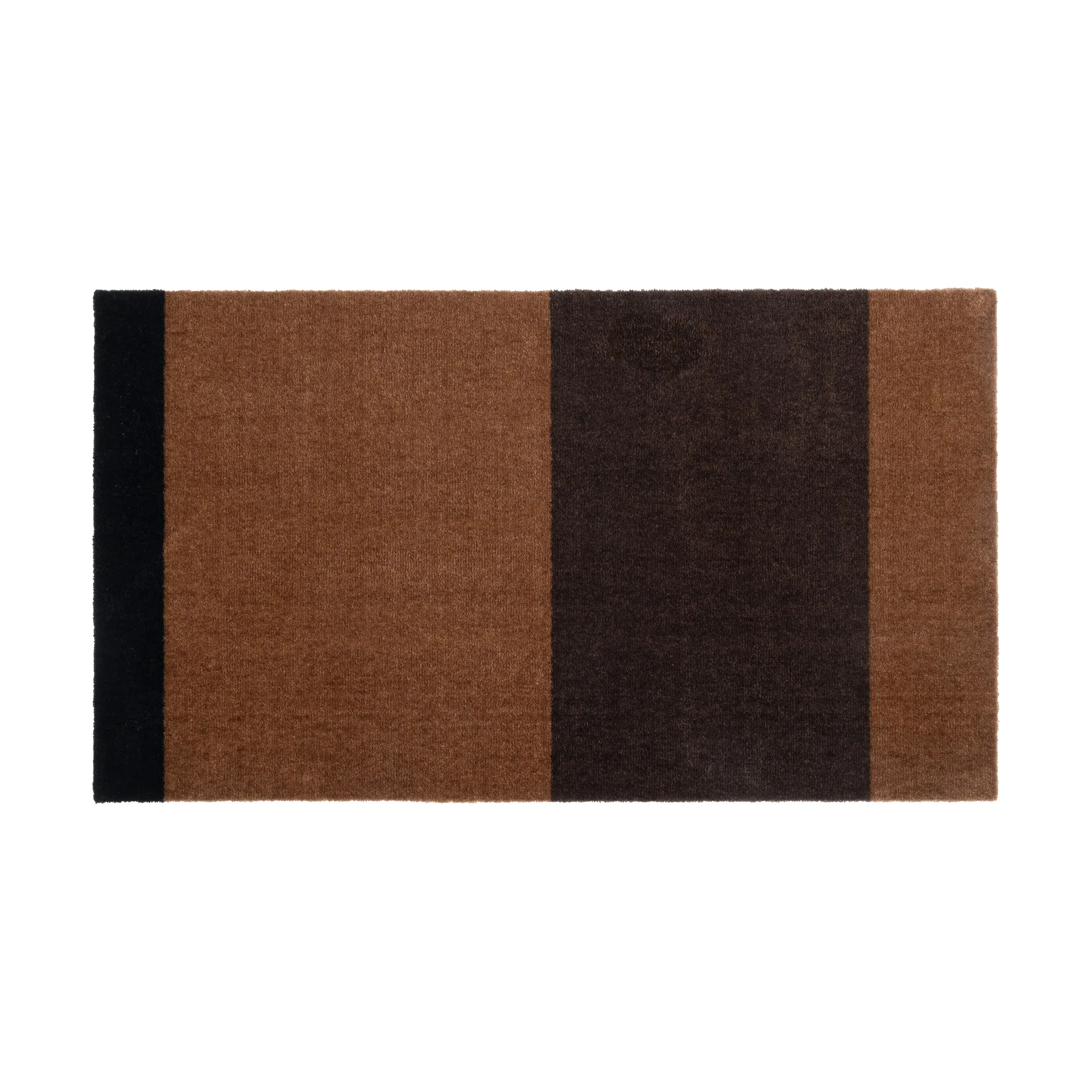 스트라이프 복도 러그 가로형, Cognac-dark brown-black, 67x120 cm tica copenhagen | 티카 코펜하겐