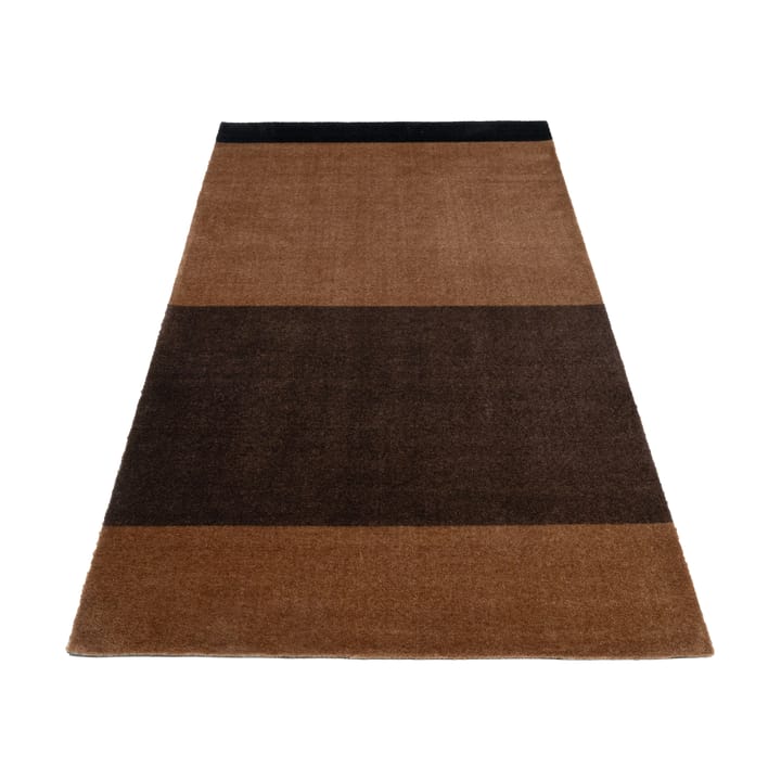 스트라이프 복도 러그 가로형 - Cognac-dark brown-black, 90x200 cm - Tica copenhagen | 티카 코펜하겐
