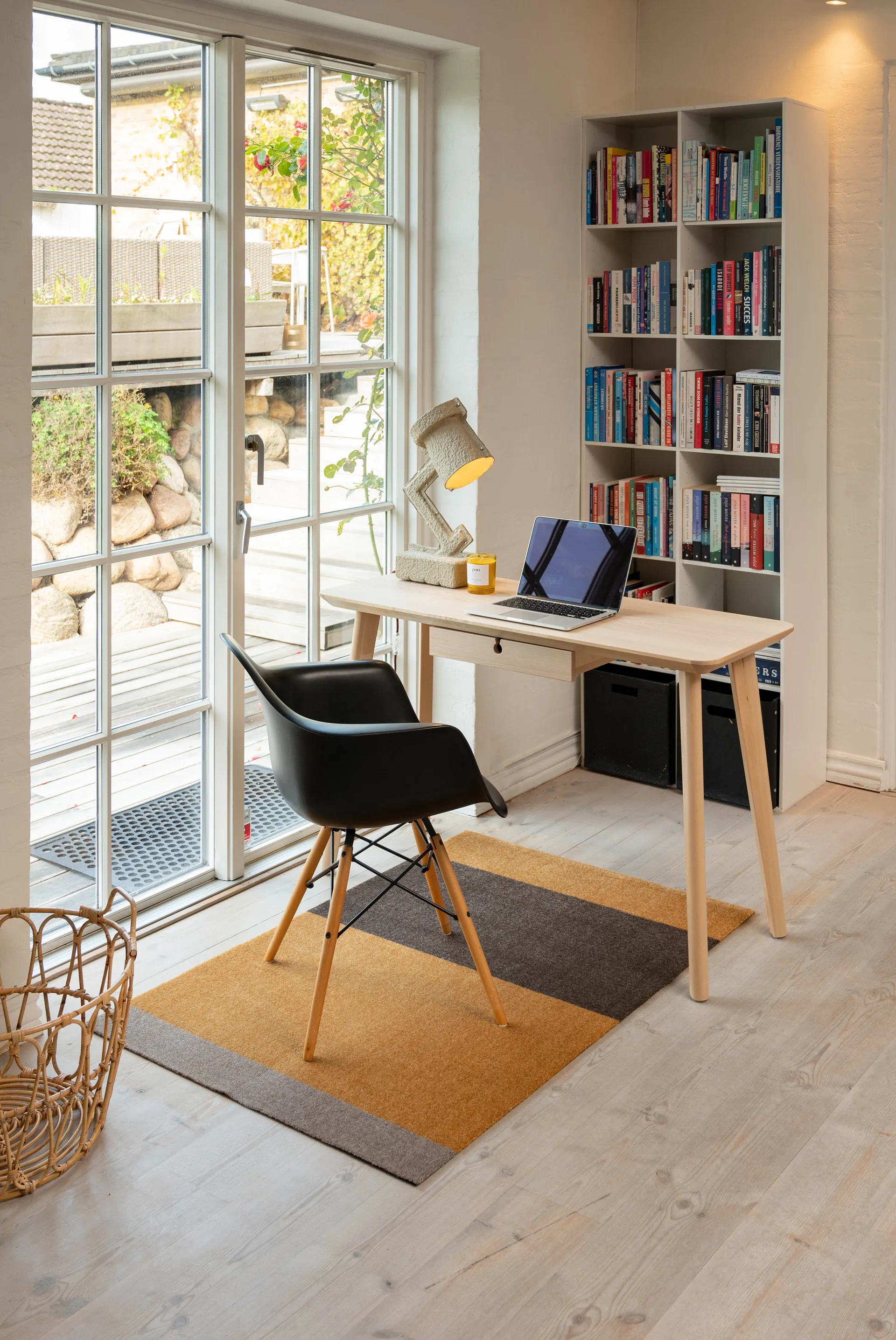 스트라이프 복도 러그 가로형, Dijon-brown-sand. 90x130 cm tica copenhagen | 티카 코펜하겐