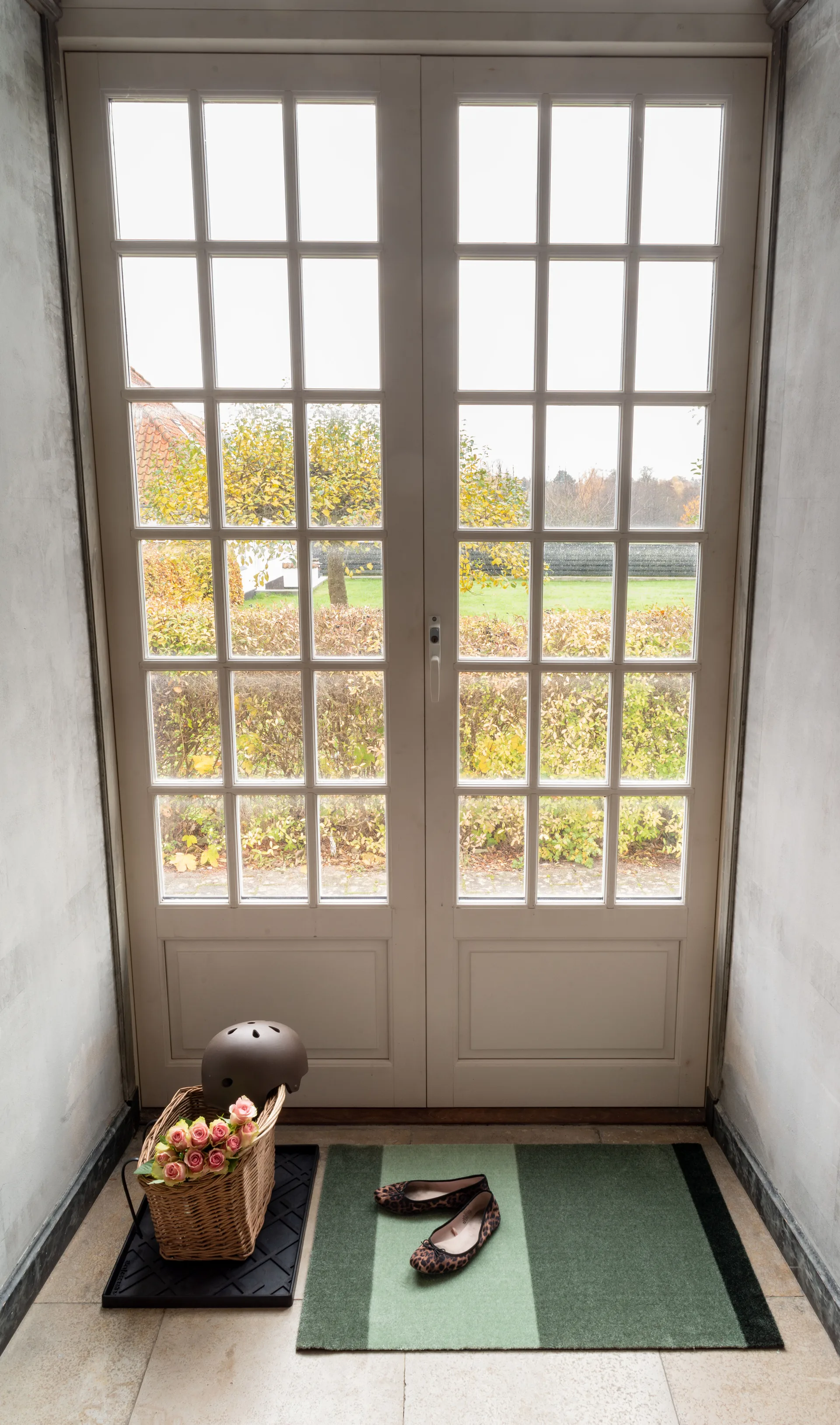 스트라이프 도어매트 가로형, Green. 60x90 cm tica copenhagen | 티카 코펜하겐